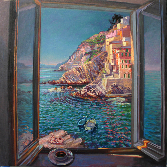 Cinque Terre through my Window.
