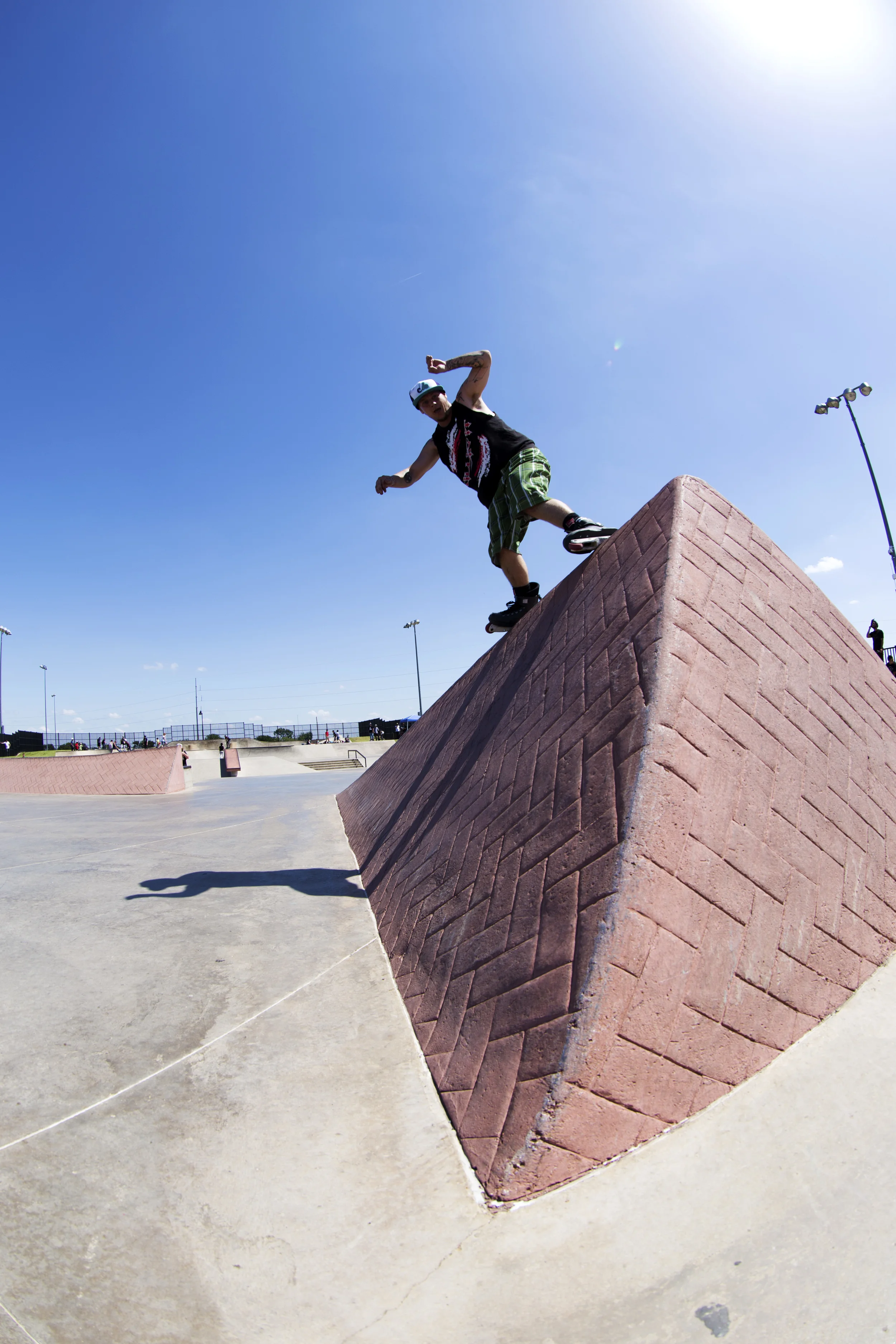 Joseph Poe - Backside up the pyramid to over the photographer.