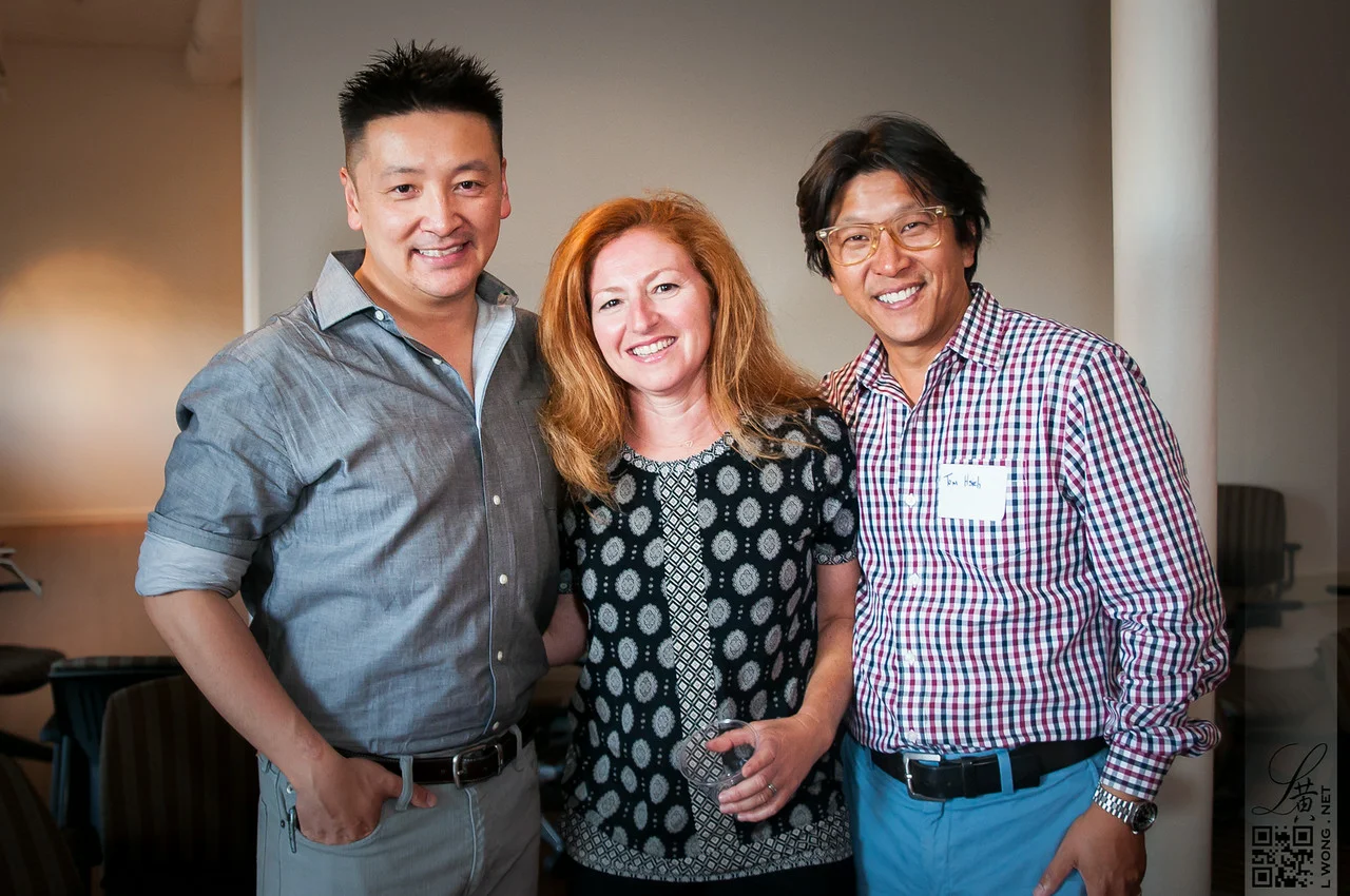 Larry Wong, Rebecca Hsieh, and Tom Hsieh 