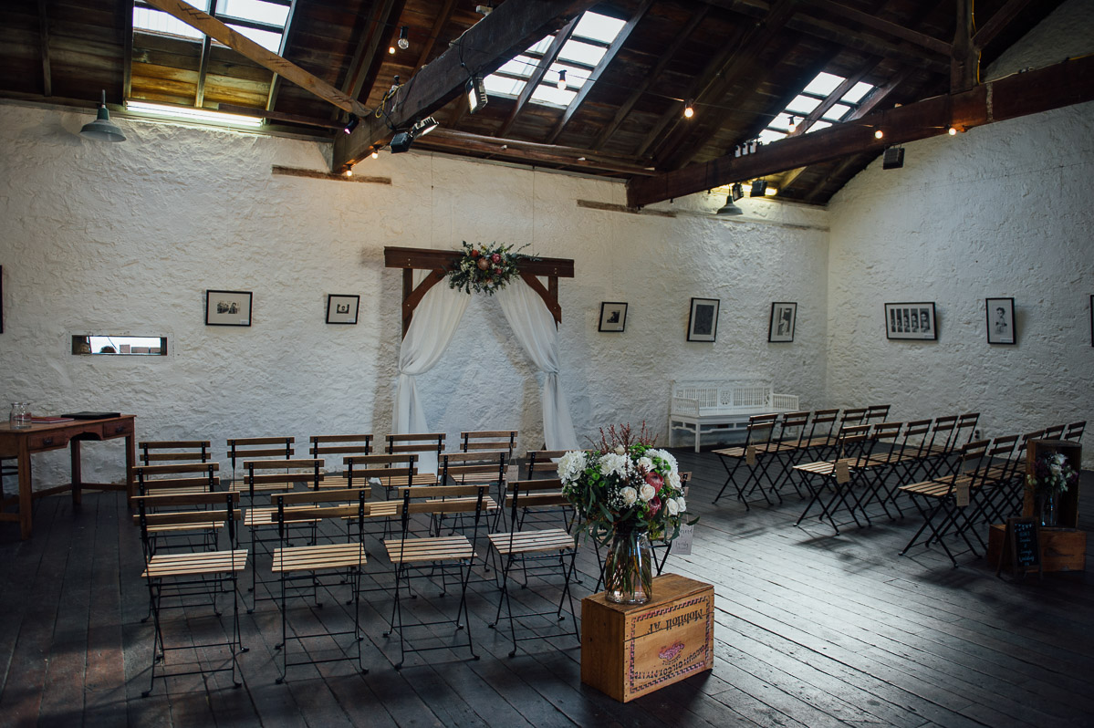 Kidogo Arthouse wedding ceremony