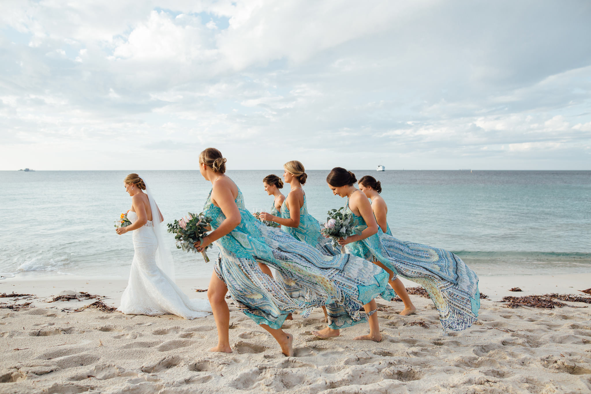 Rottnest Island wedding-Camilla bridesmaids