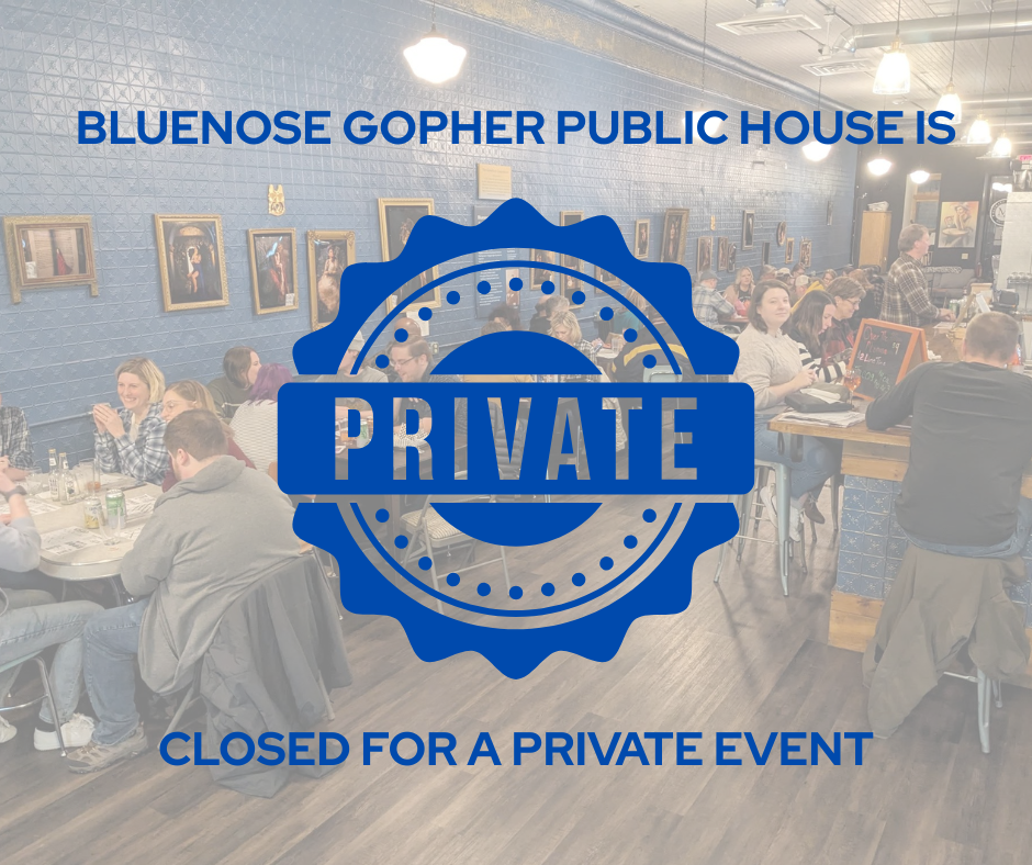 Private Event: Bluenose Closed to the Public 