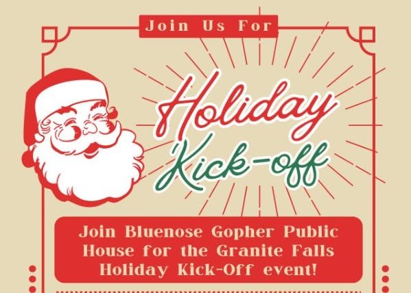Granite Falls Holiday Kick-off at Bluenose