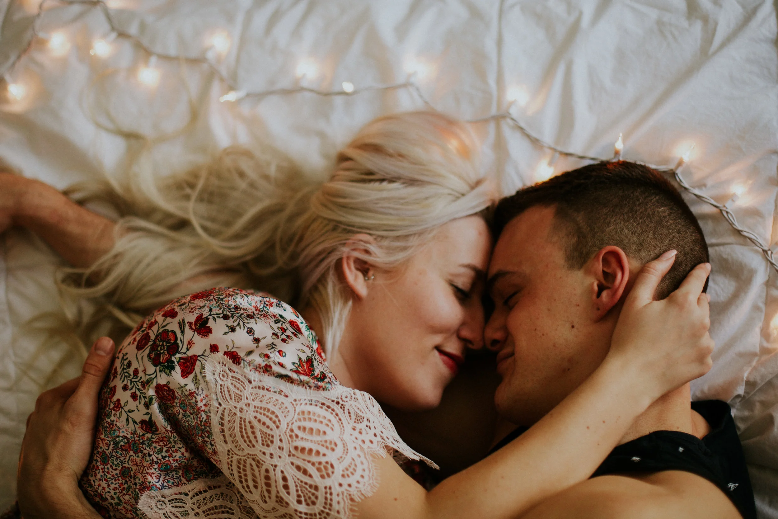 Gig Harbor In-home Engagement Session/Cory and Karissa