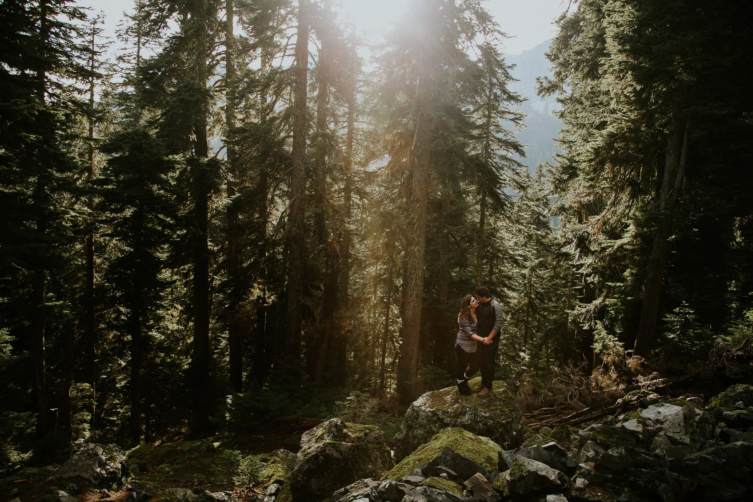 Snow Lake Engagement Session 