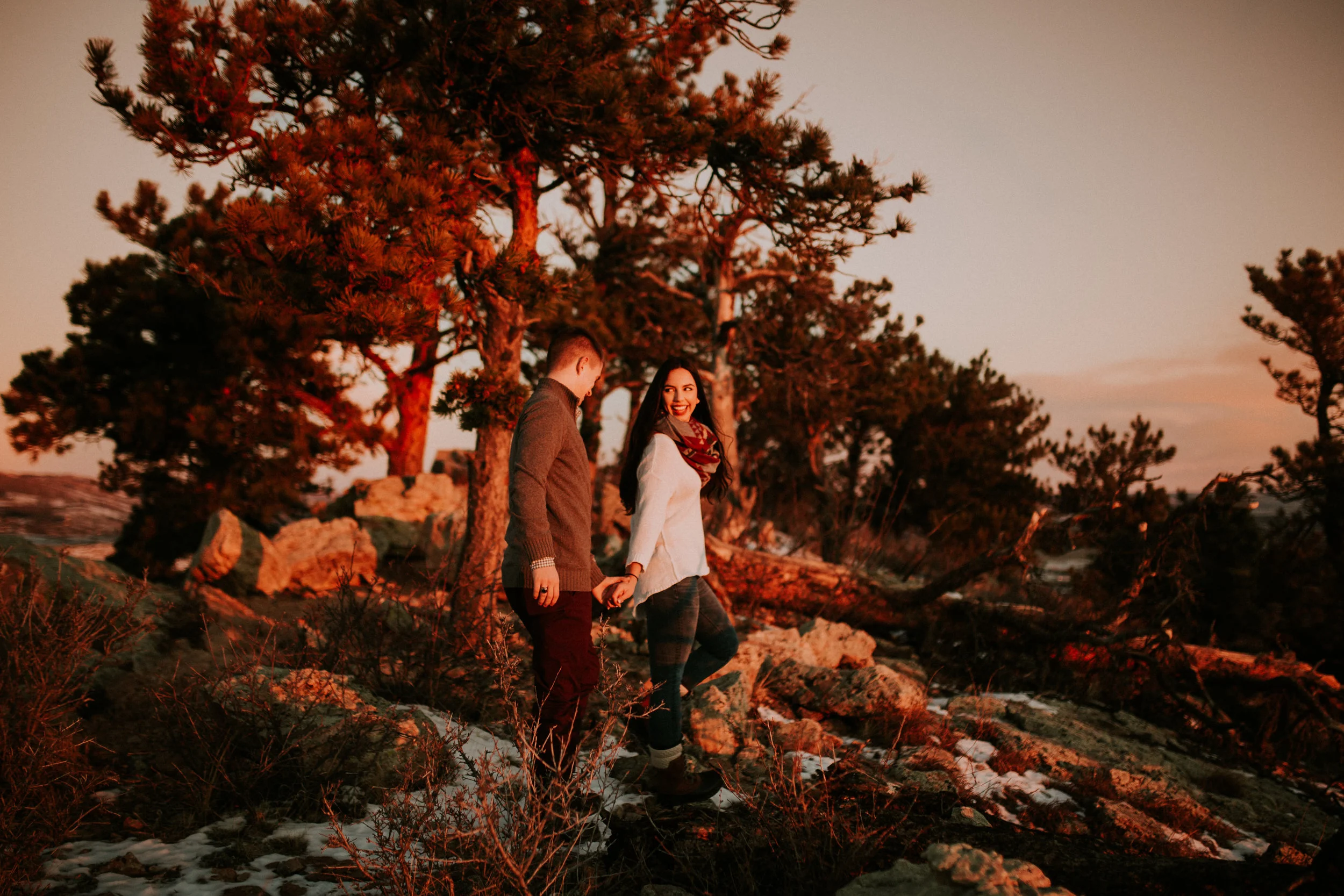snowy-bear-lake-engagement