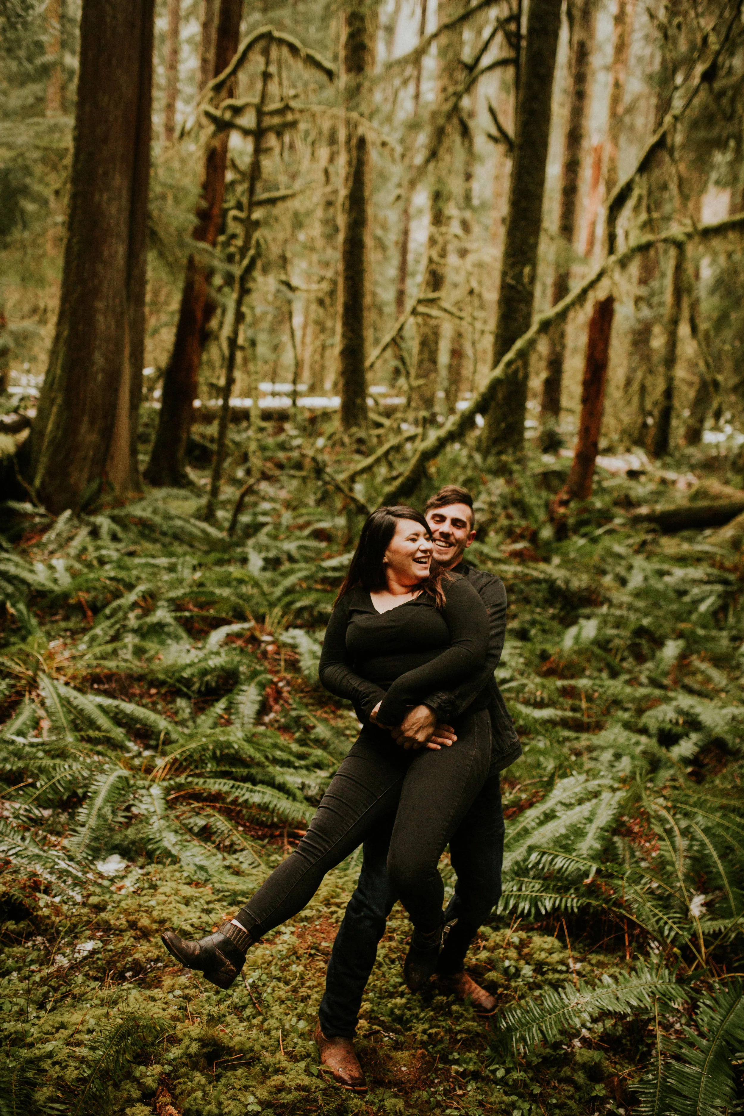 Olympic national park engagement photos by BreeAnna Lasher