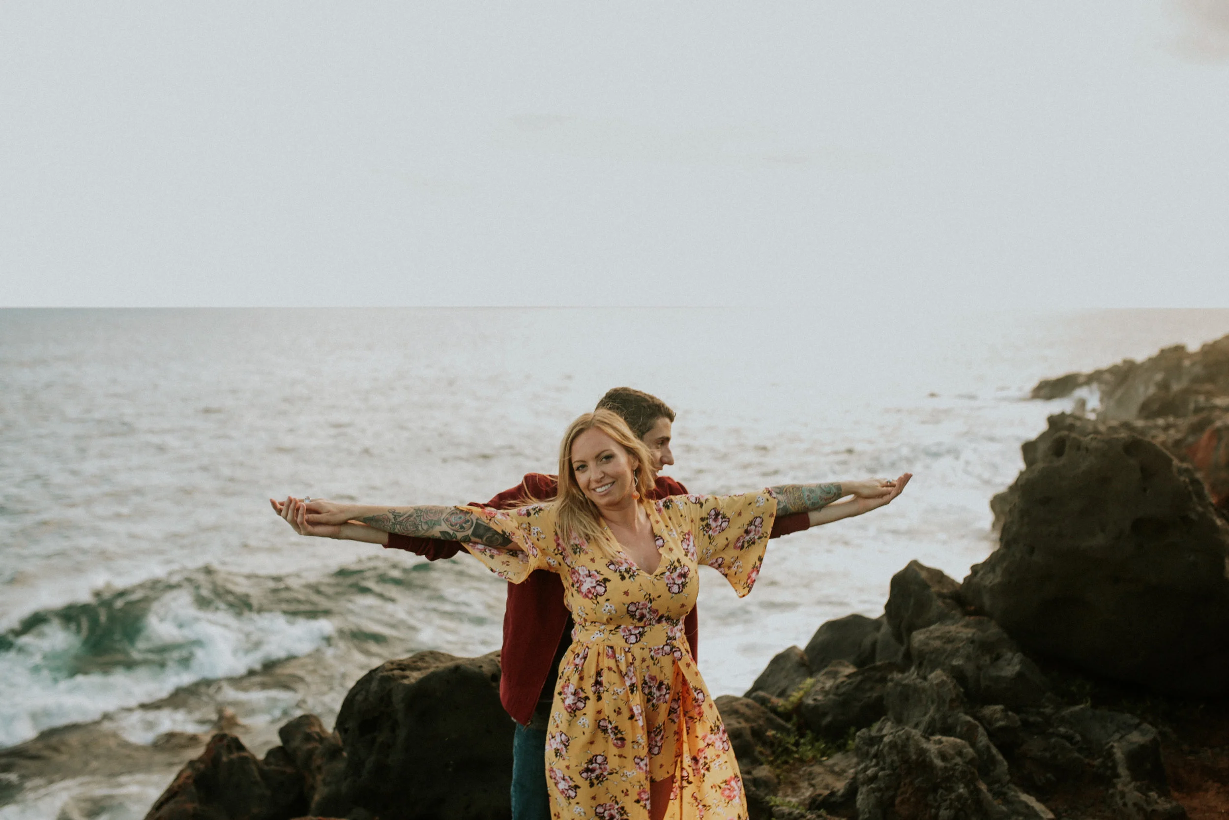 best kauai spouting rock engagement session breeanna lasher 