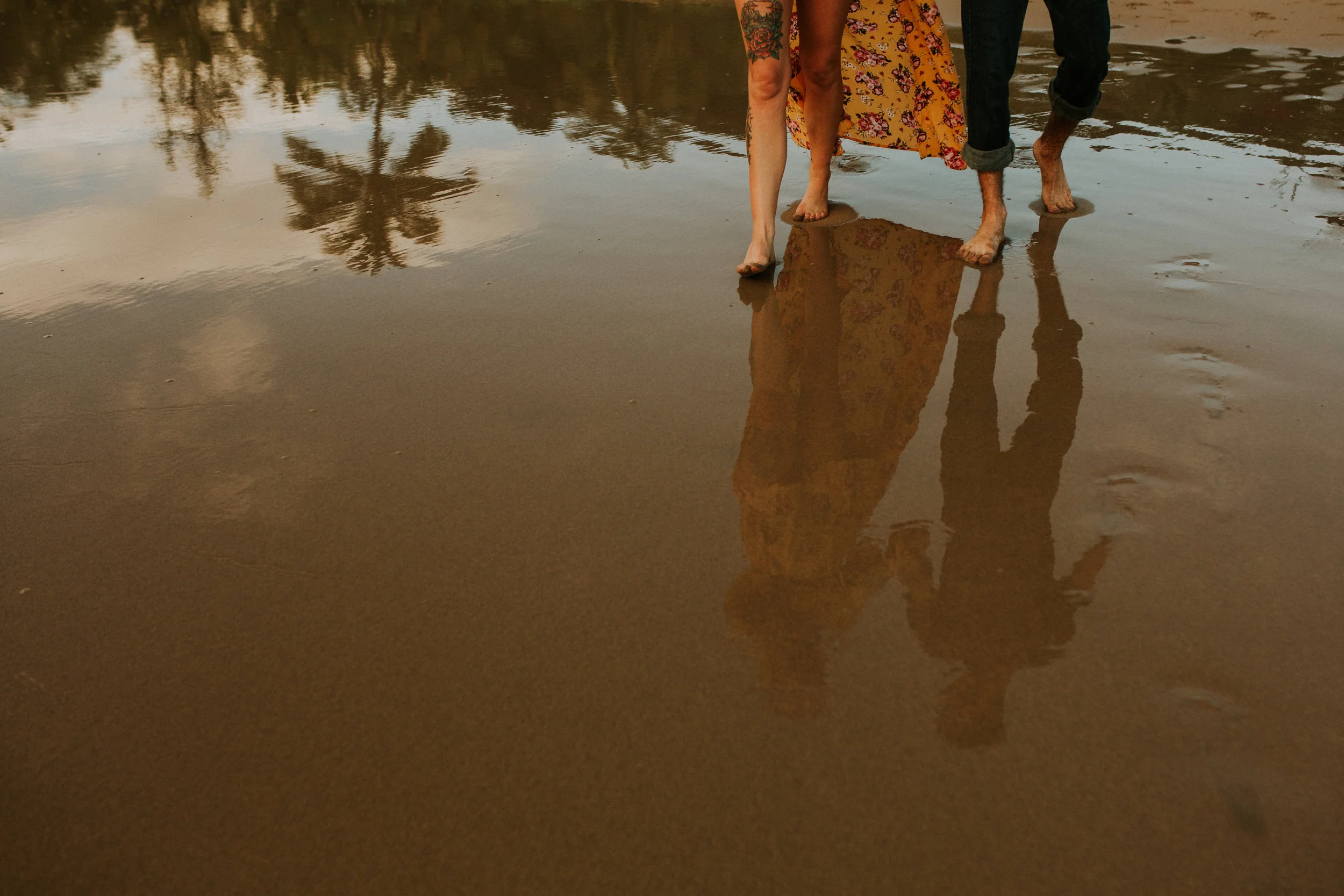 kauai engagement photos adventure session on a secret beach&nbsp;
