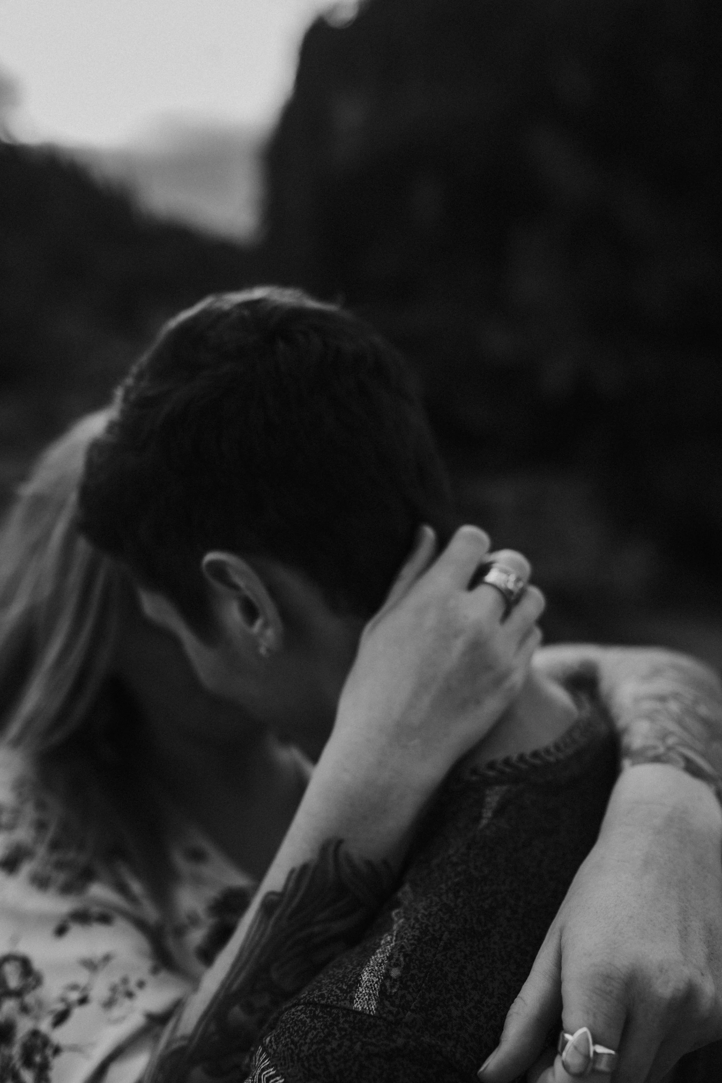 Kauai intimate couple engagement photos&nbsp;