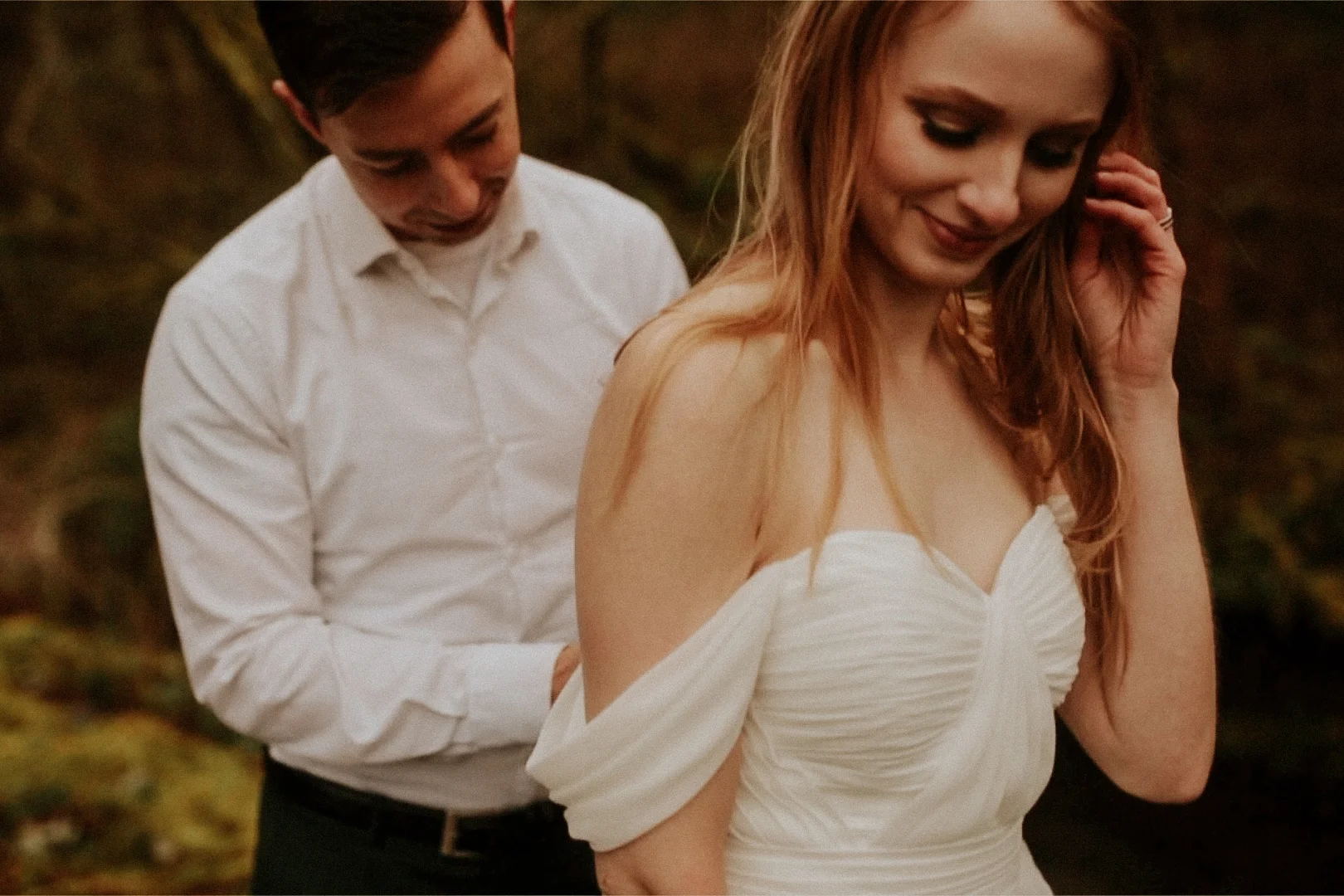 portland photographer bridal veil falls elopement&nbsp;