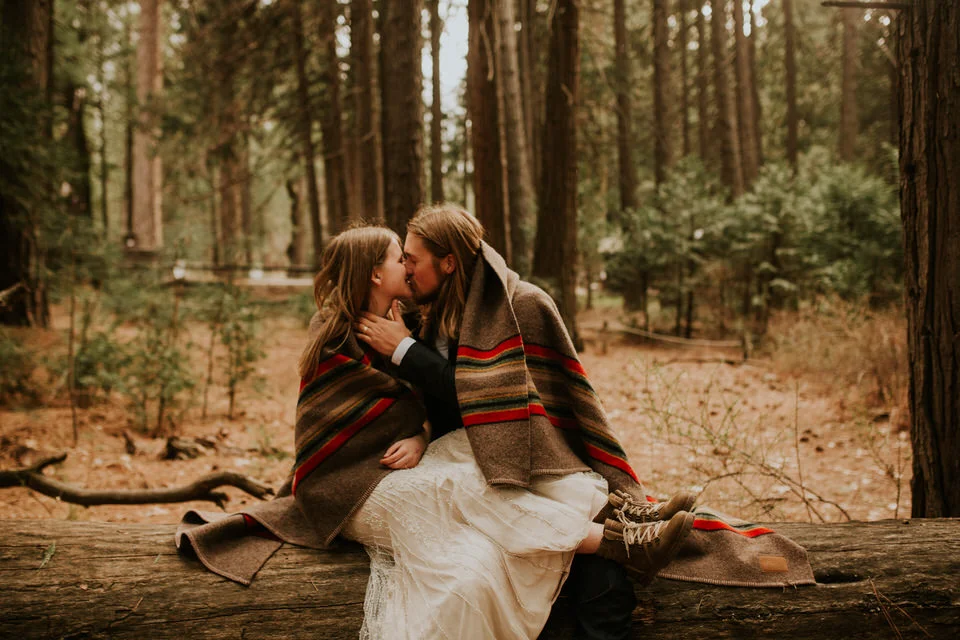 Yosemite national park forest elopement by BreeAnna Lasher&nbsp;