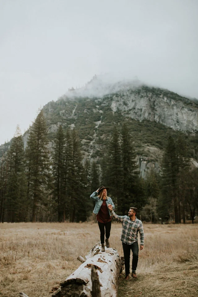 yosemite engagement session photographer by Breeanna Lasher&nbsp;