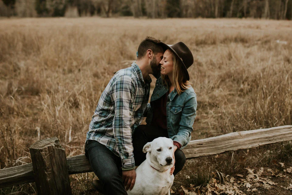 yosemite cooks meadow engagement session photography photos by breeanna lasher