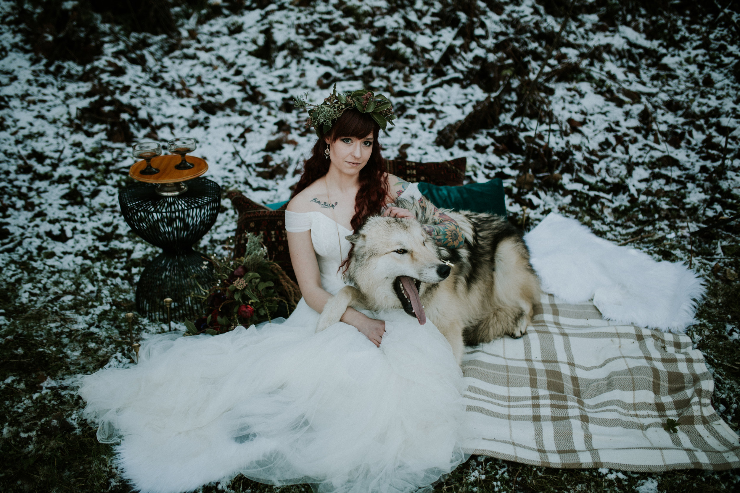 Latourell falls elopement photographer