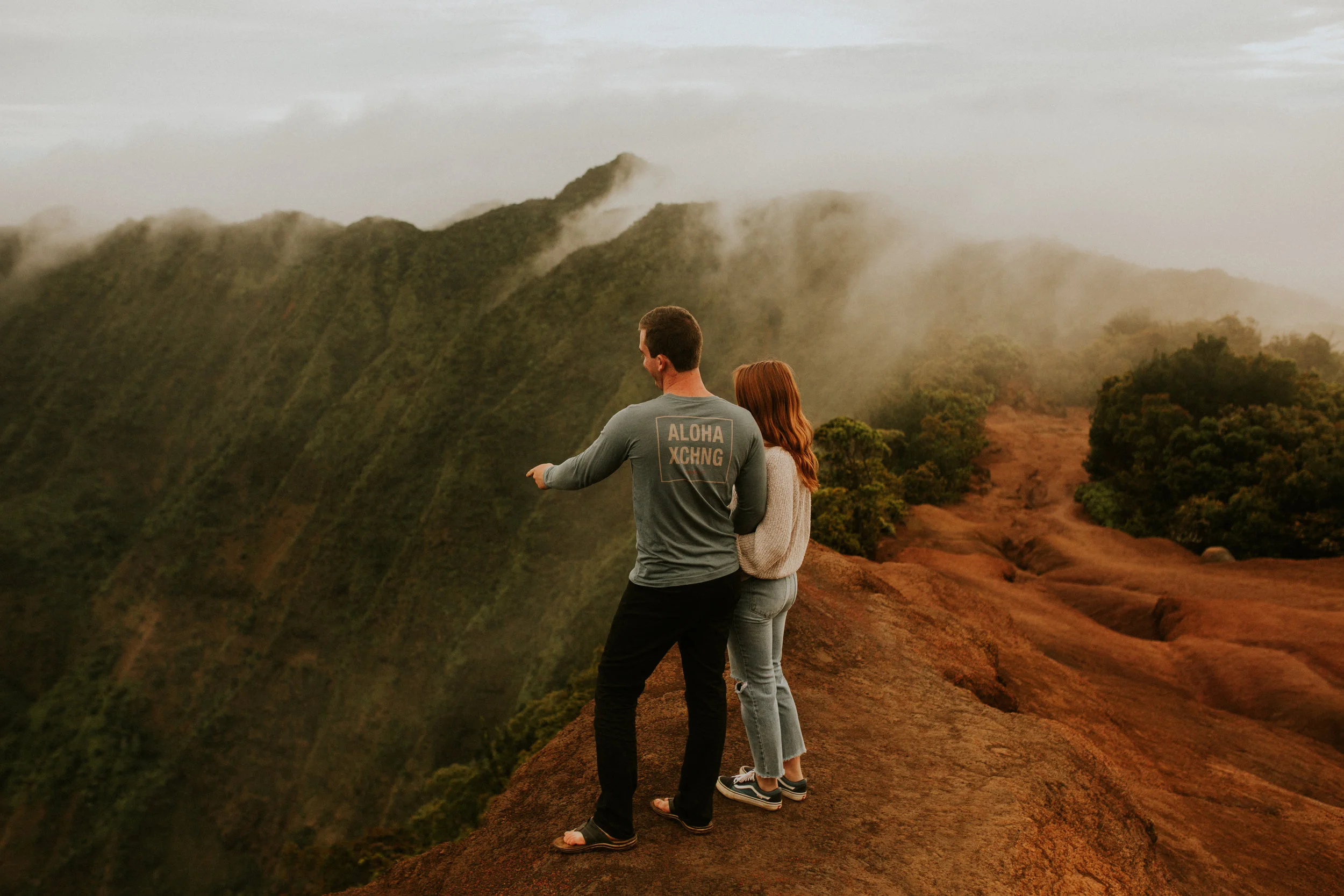 nepali coastline overlook engagement photographer&nbsp;