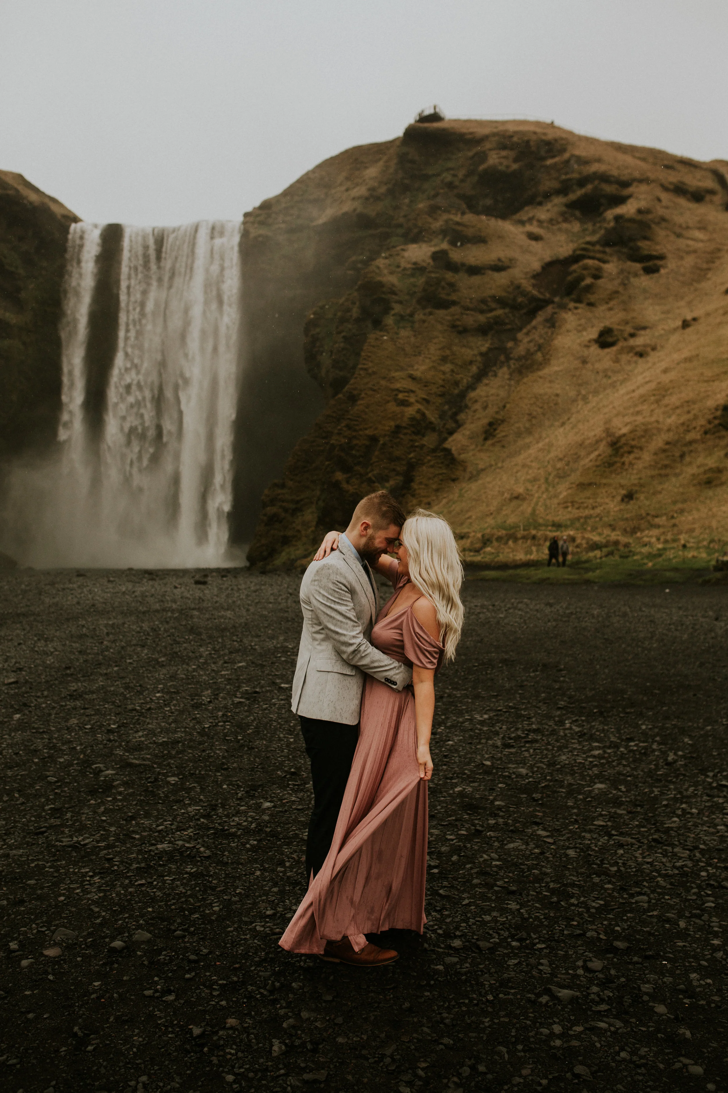 Skogafoss iceland elopement photography by BreeAnna Lasher