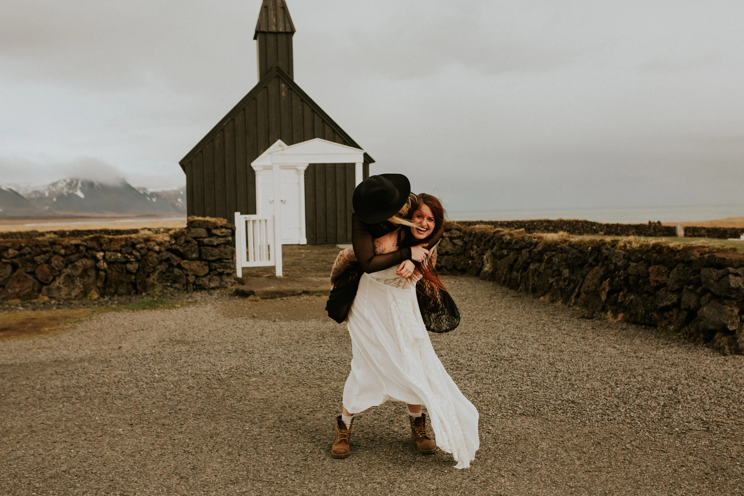 iceland-black-church-elopement-same-sex-wedding