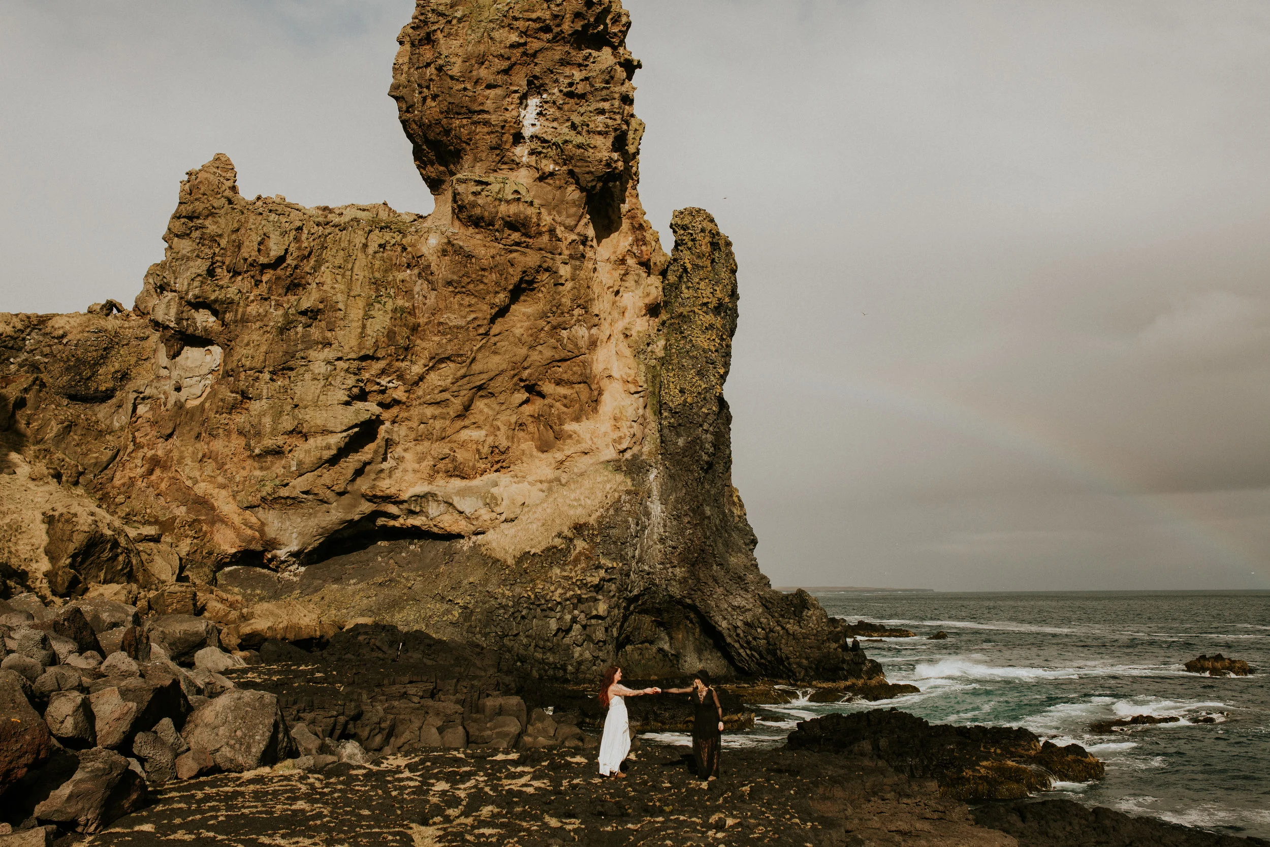 icelandic couple same sex elopement photograghy