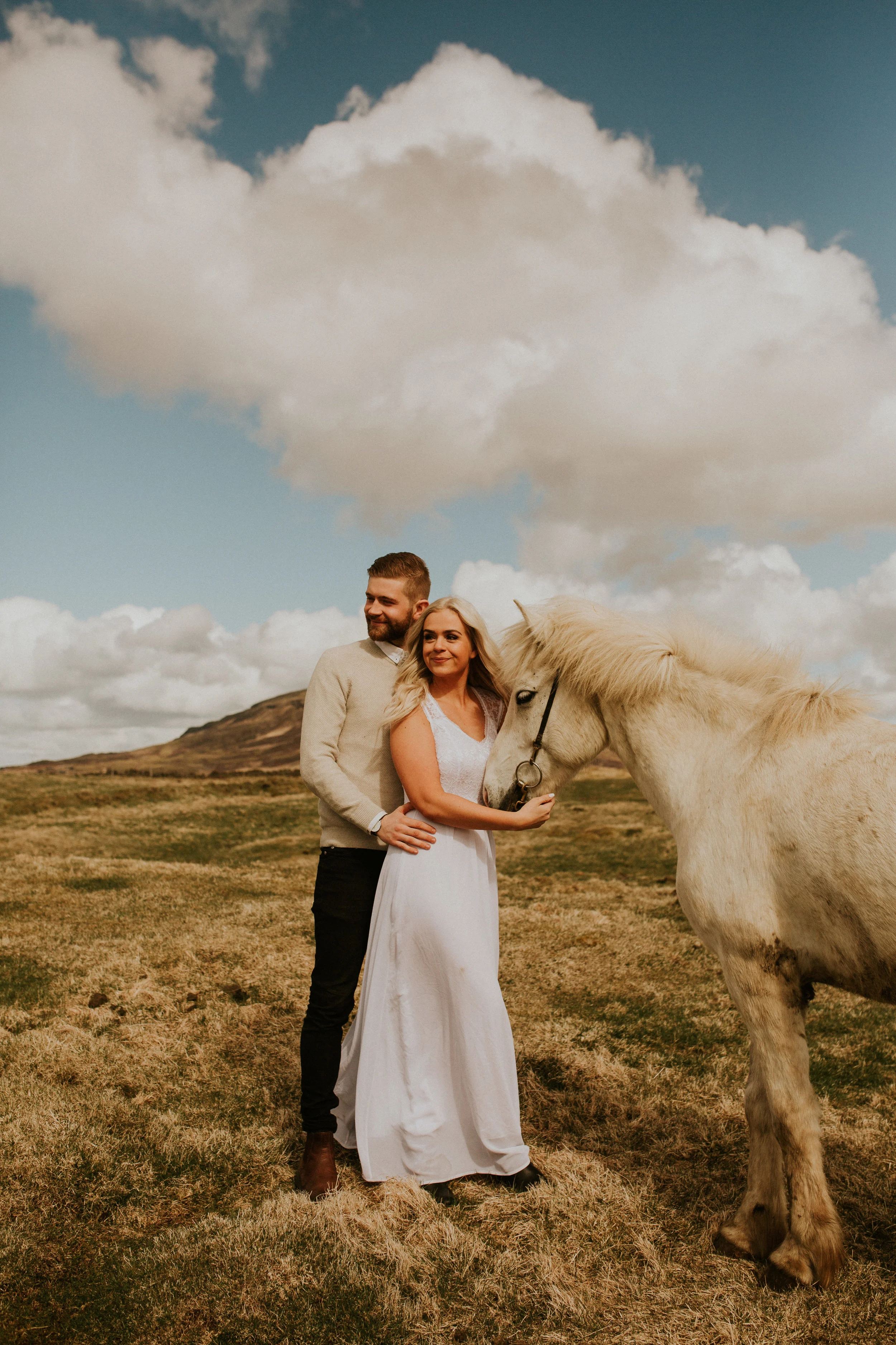 iceland photography by breeanna lasher icelandic horse farm bridal session&nbsp;