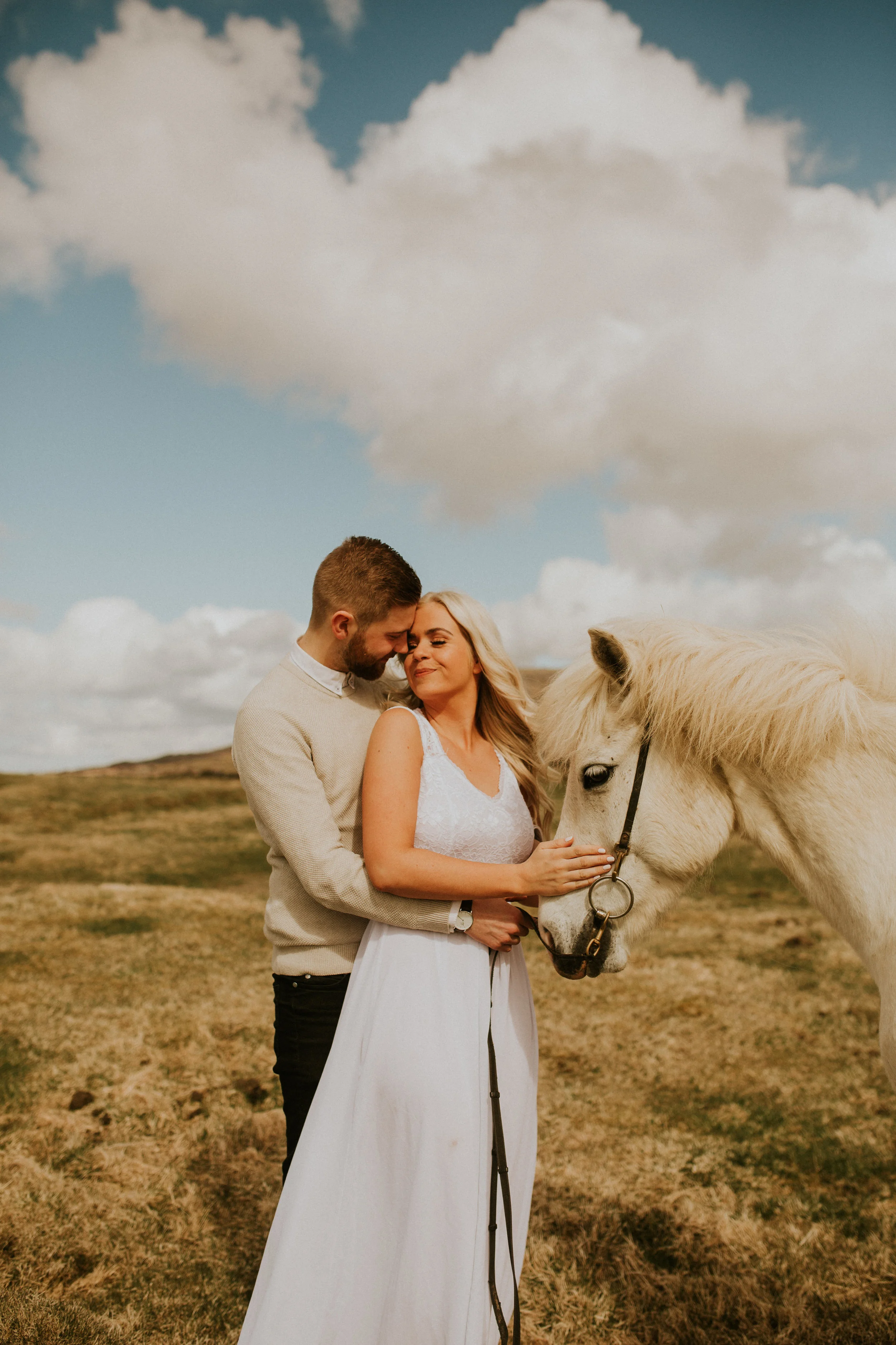 icelandic horse farm bridal session couple photography by breeanna lasher&nbsp;