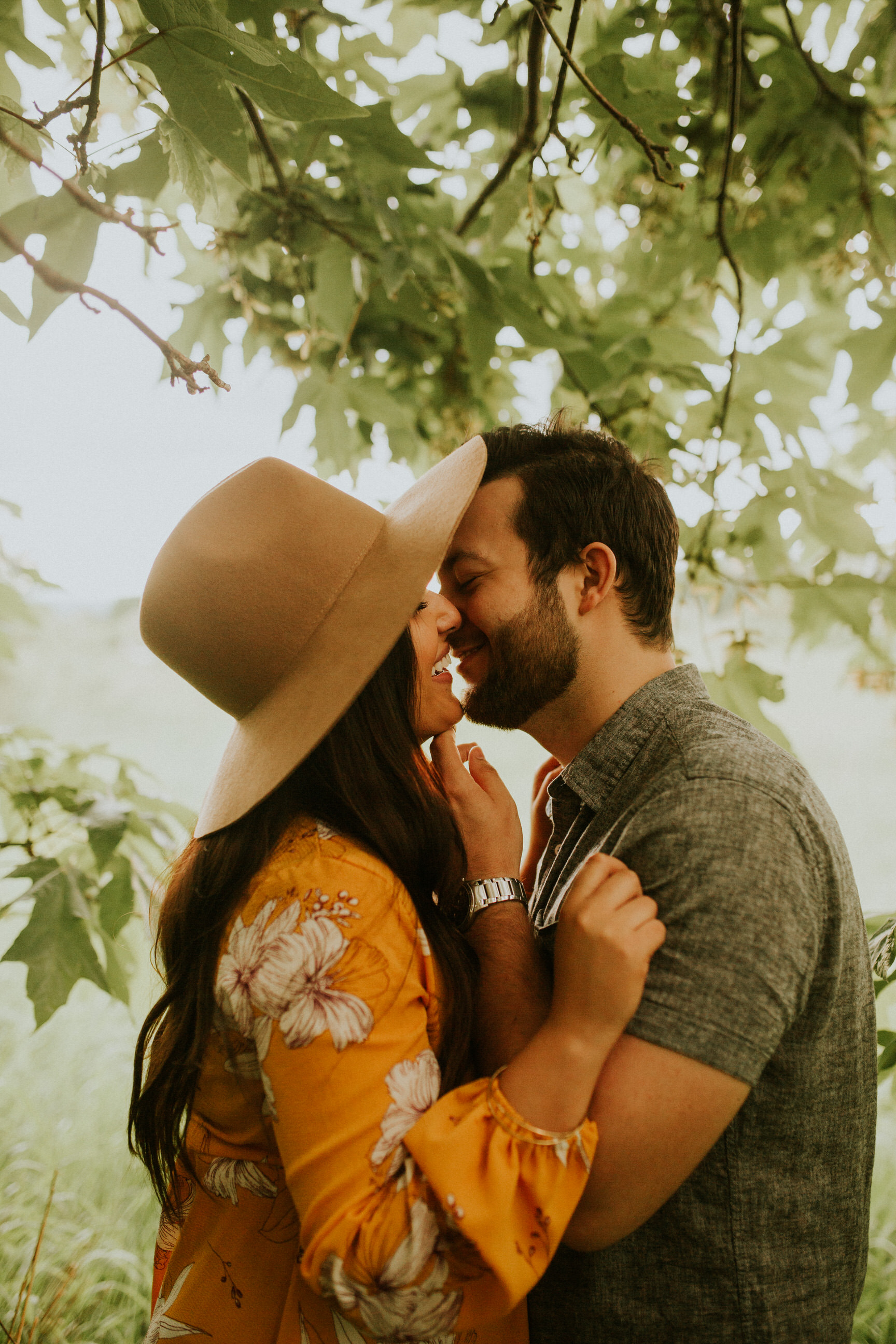 Discovery park engagement session in the tree breeanna lasher&nbsp;