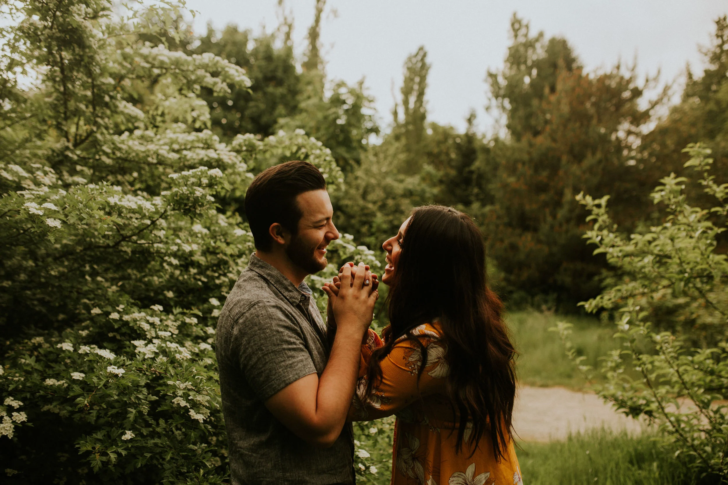 PNW Engagement Session in the Forest By BreeAnna Lasher 
