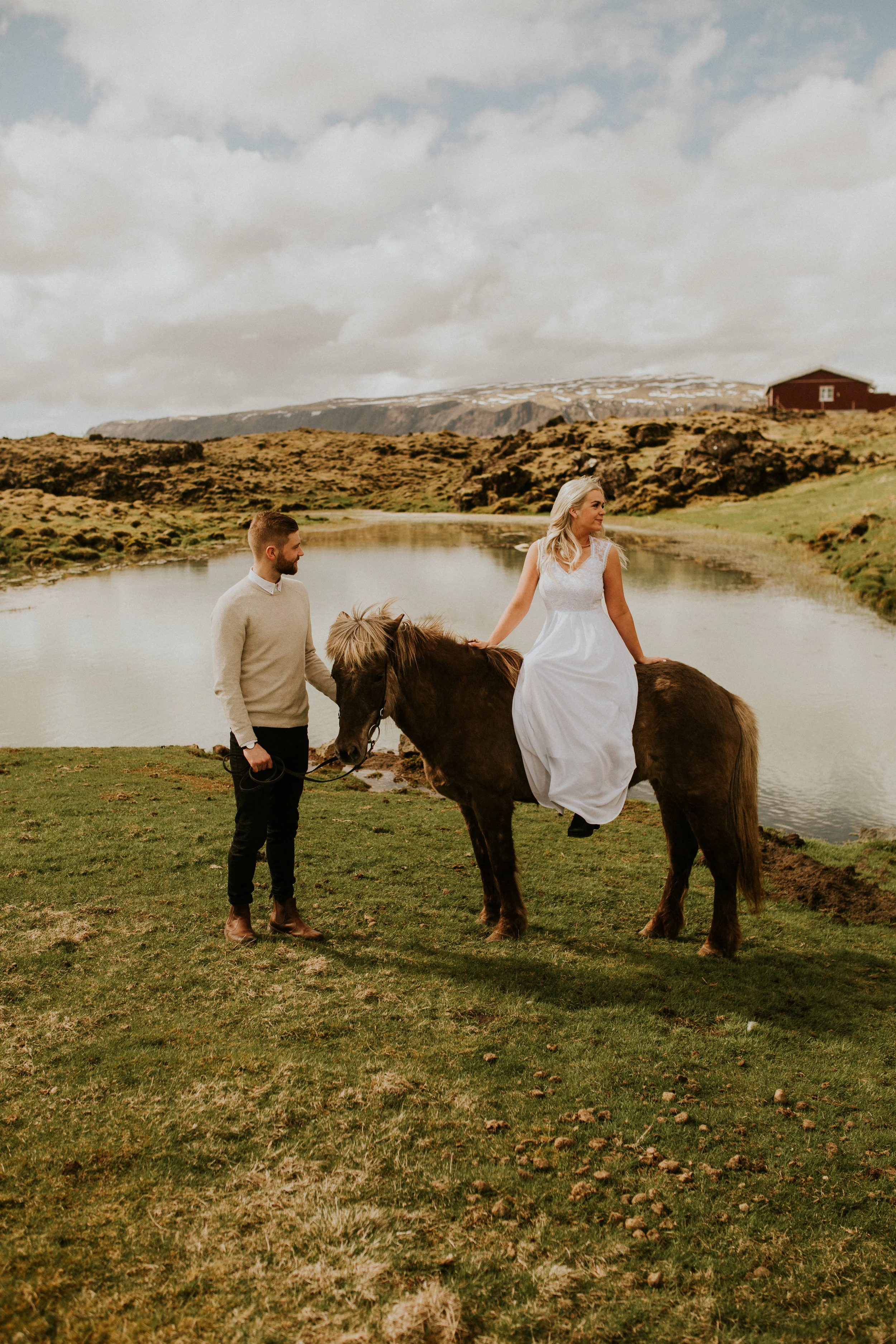 iceland icelandic horse elopement intimate wedding photographer breeanna lasher&nbsp;