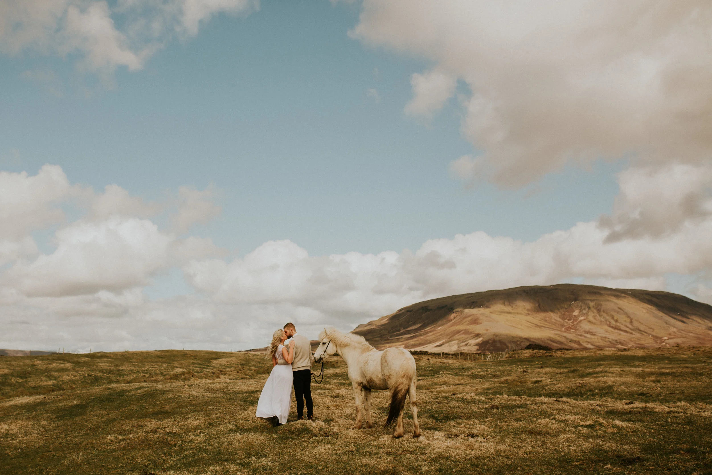 Iceland Horse Farm Elopement Photographer 