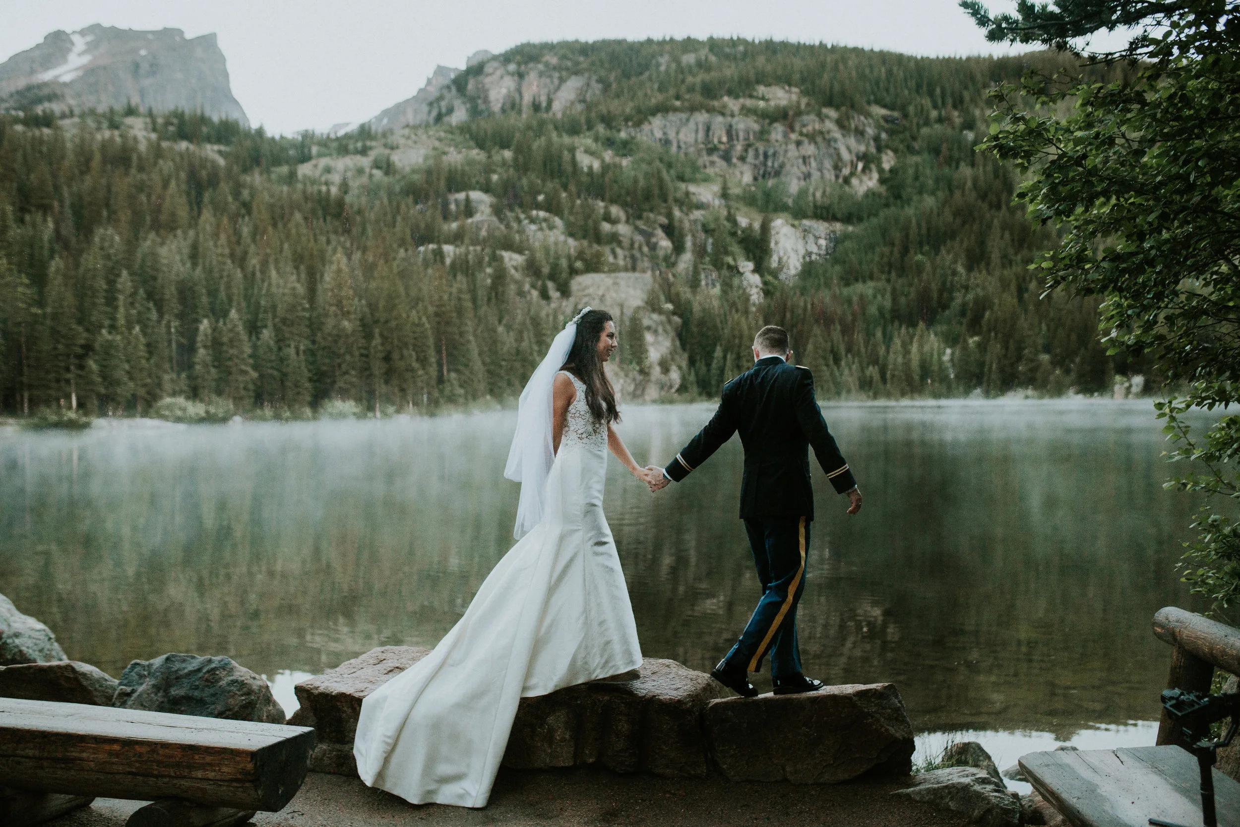 estes park bear lake elopement photographer&nbsp;