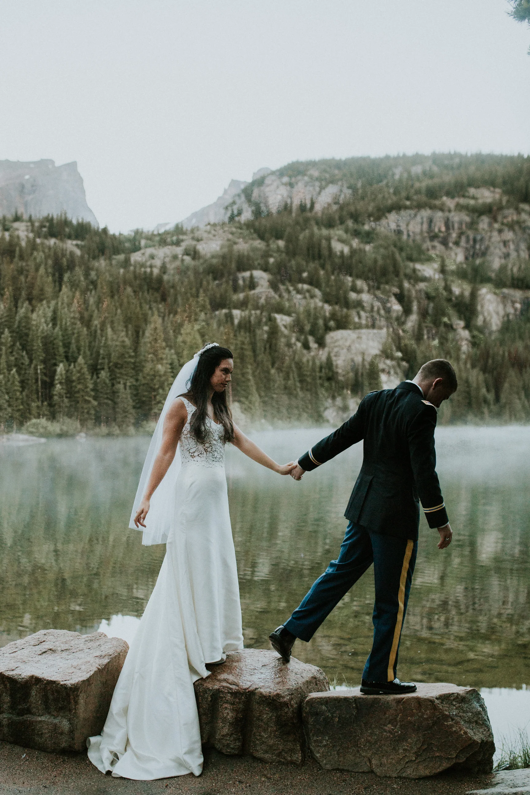 estes park bear lake elopement&nbsp;