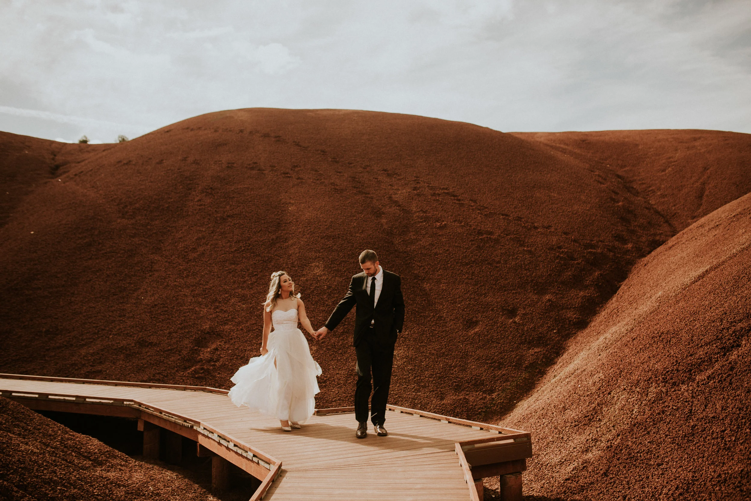 painted hills elopement photography by BreeAnna Lasher Seattle elopement Photography