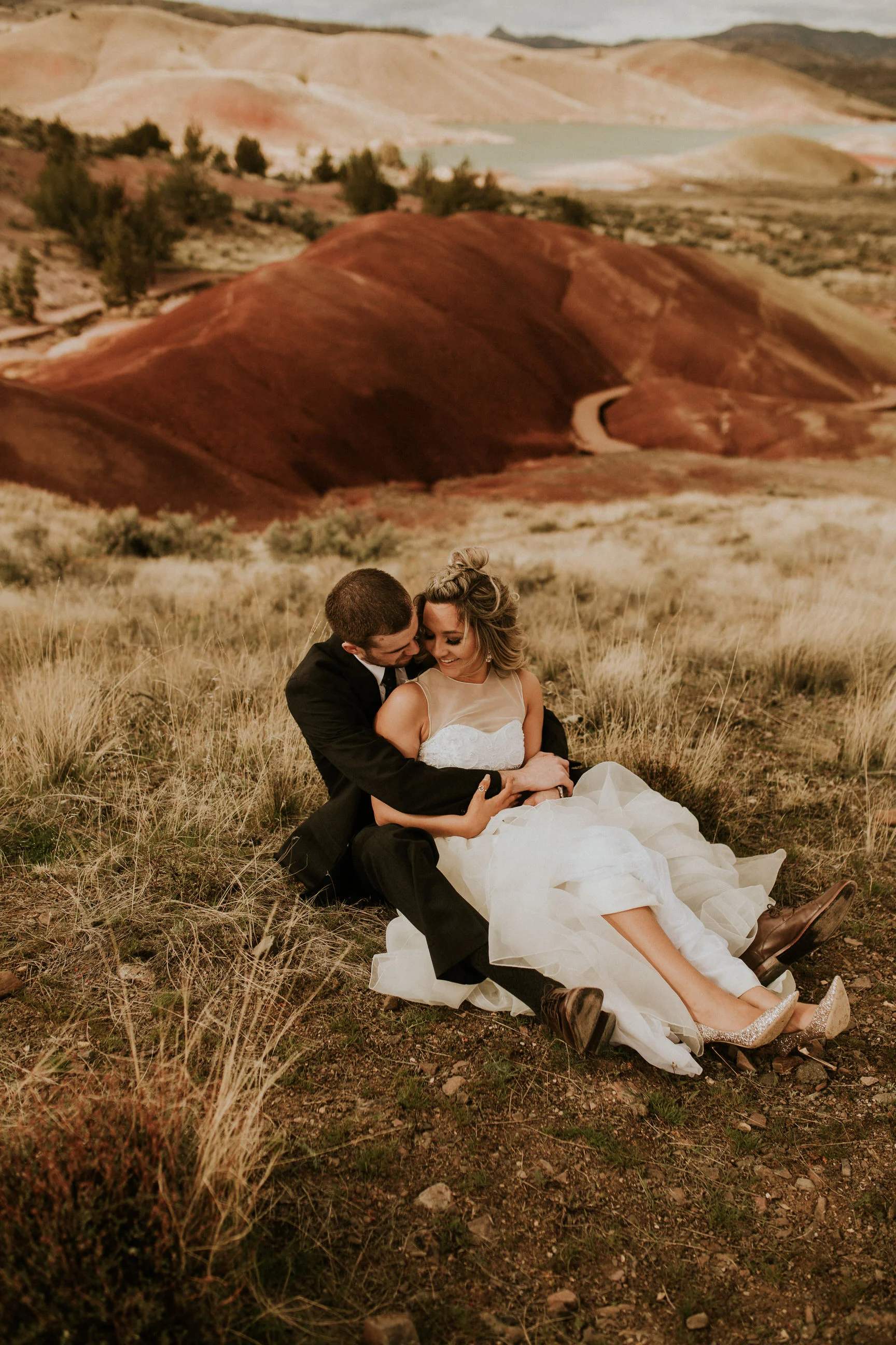 painted hills elopement photography by BreeAnna Lasher Seattle elopement Photography