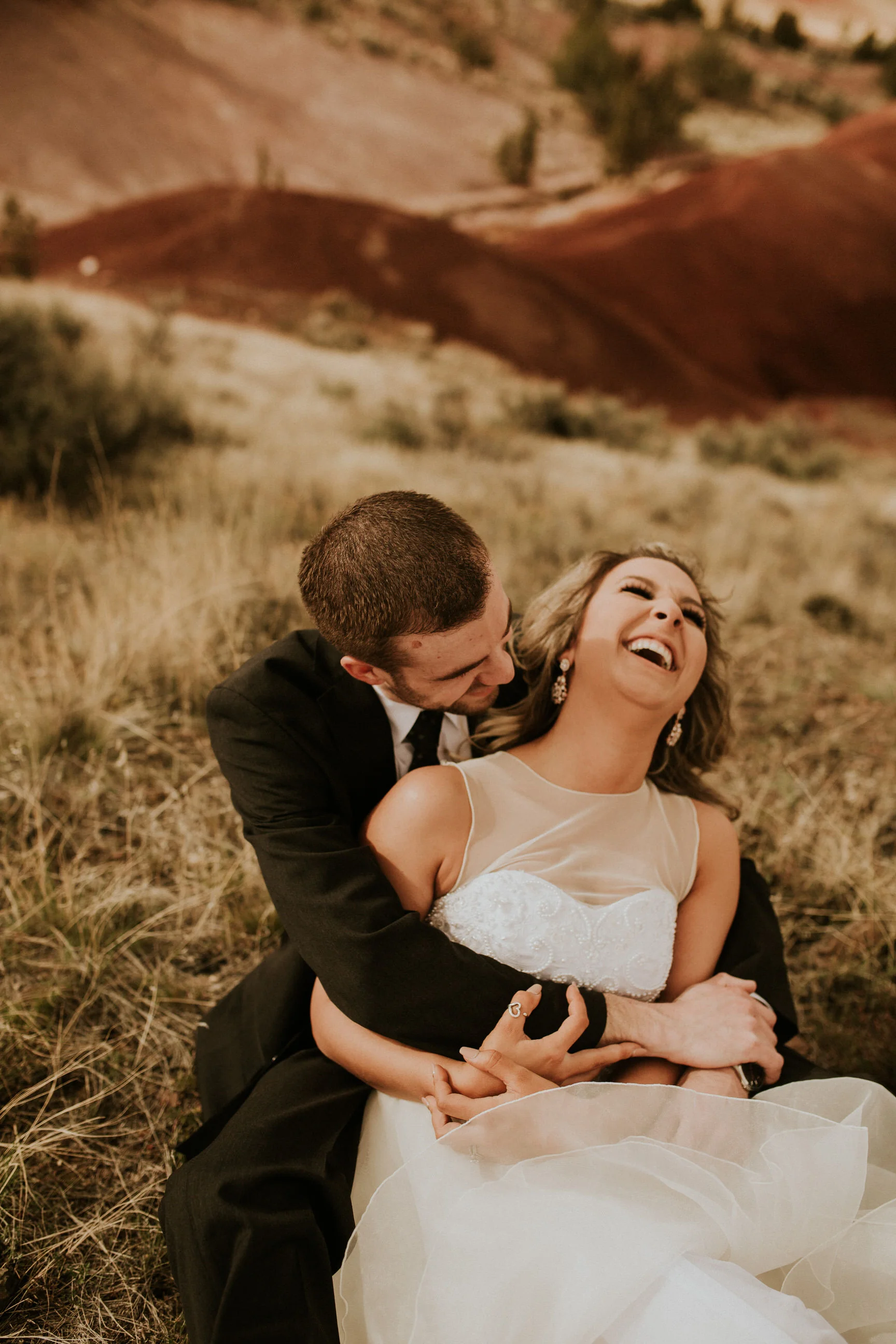 painted hills elopement photography by BreeAnna Lasher Seattle elopement Photography