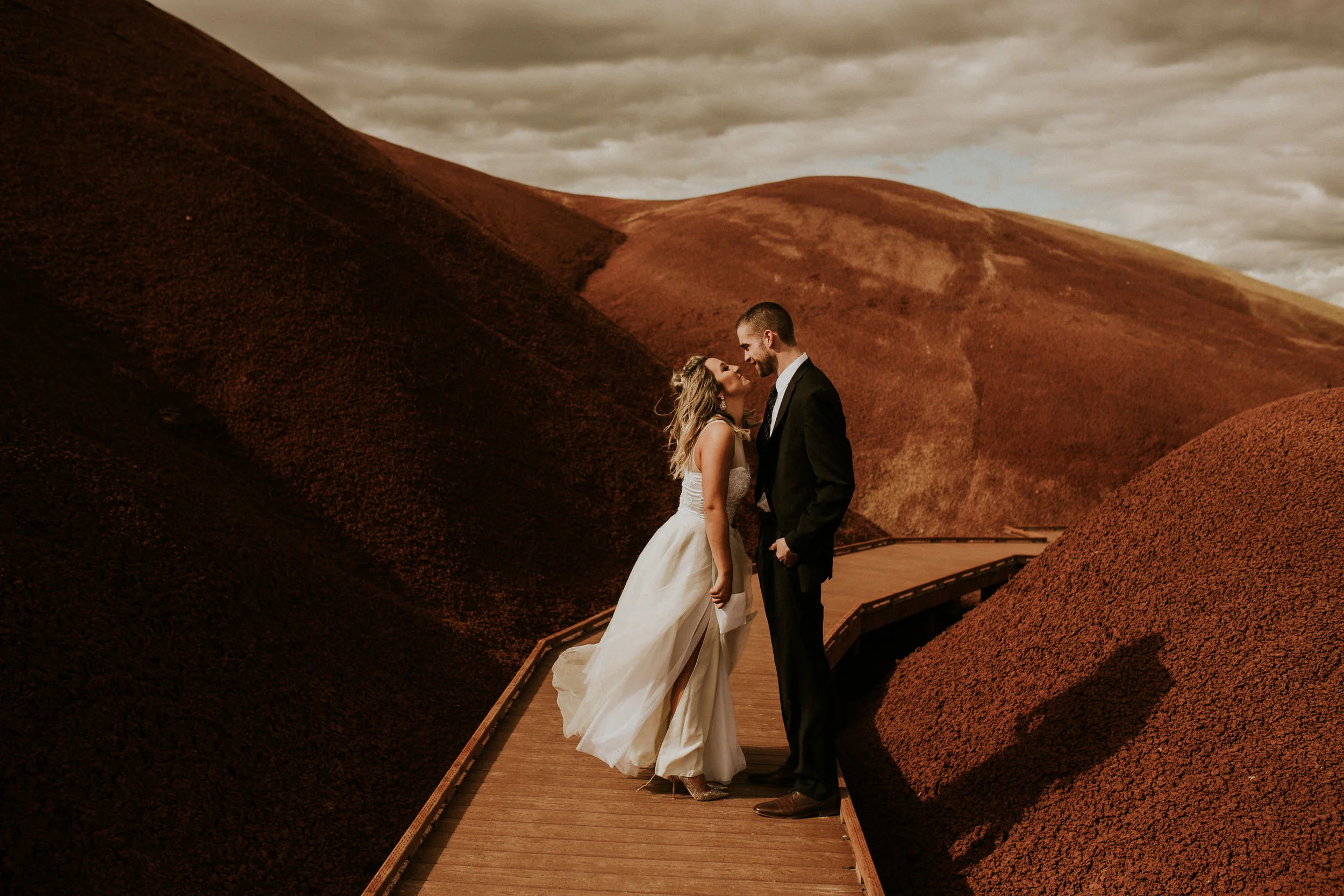 painted hills elopement photography by BreeAnna Lasher Seattle elopement Photography