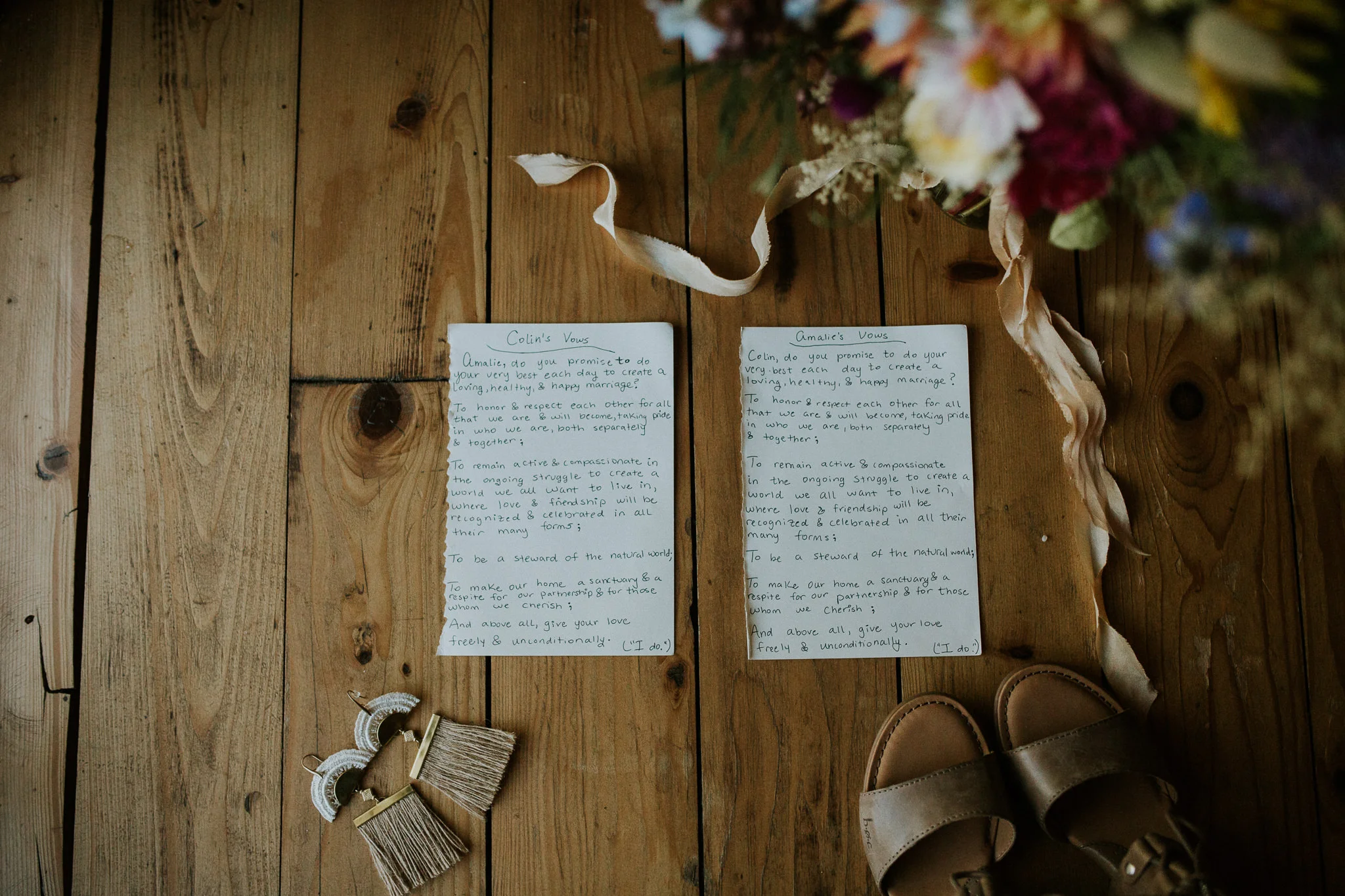 intimate portland oregon wedding by mackenzie river, vows and details photos, wedding photography