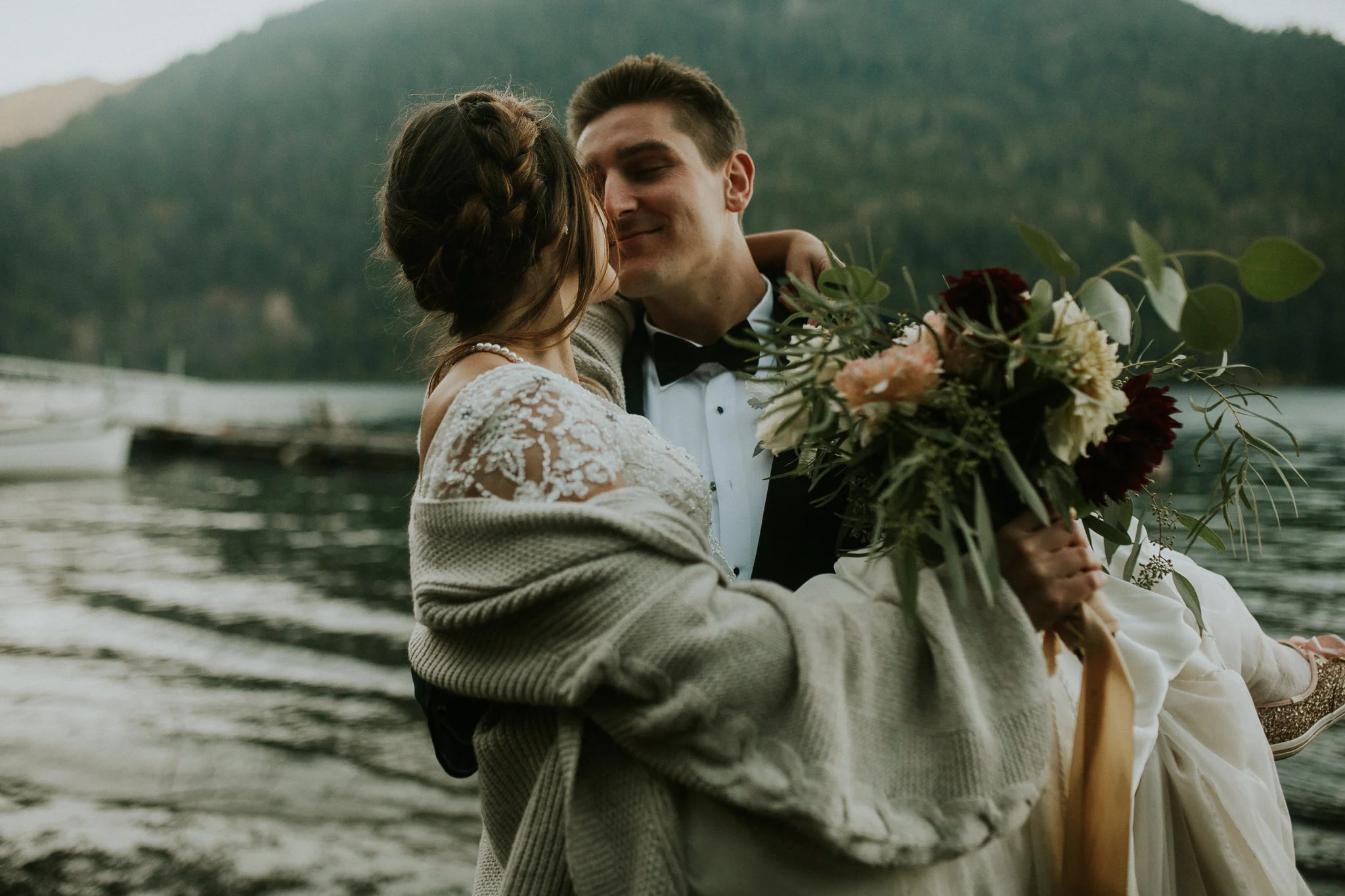Lake Crescent Elopement 