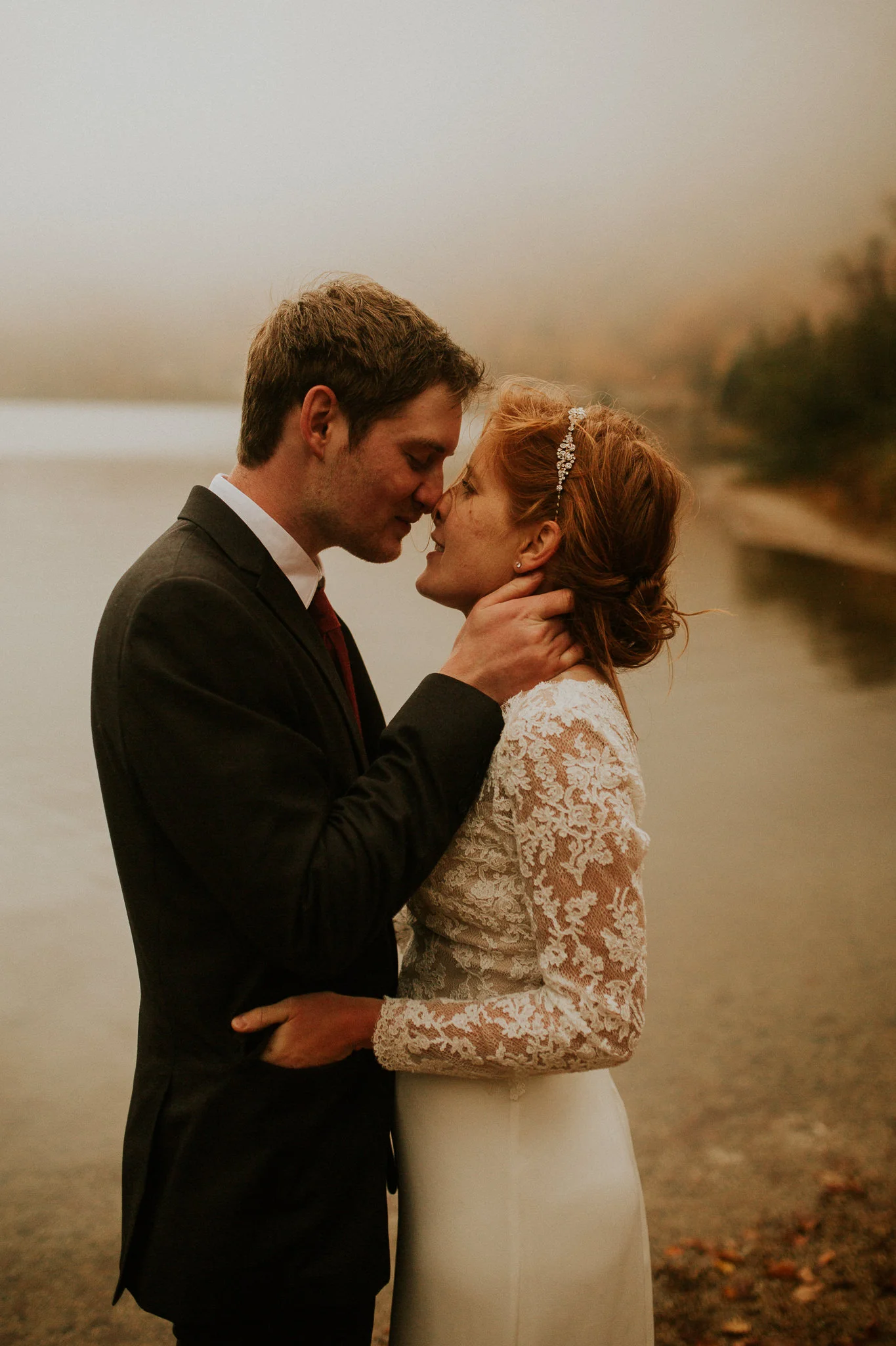 new england elopement in the fall