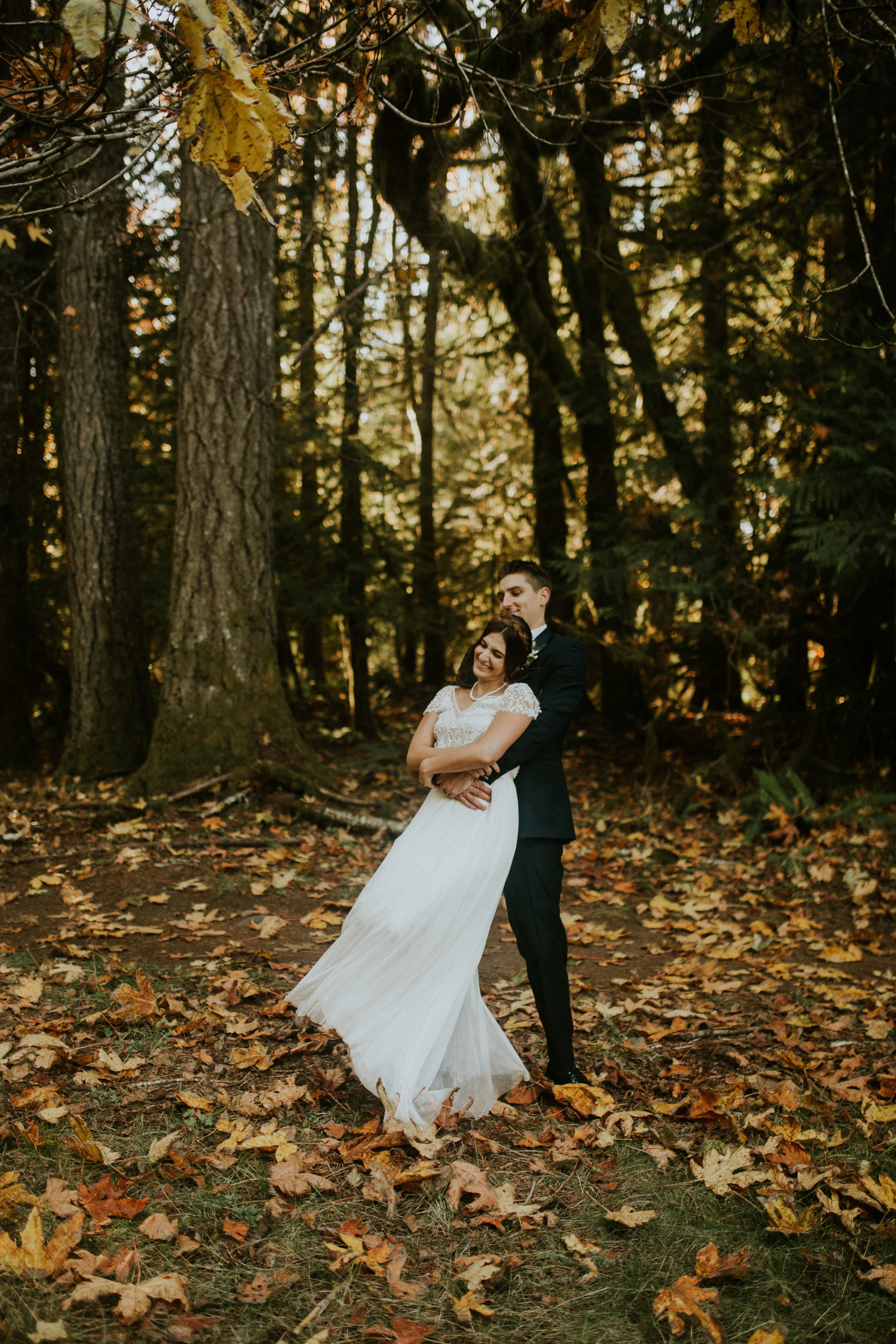 Nature bride wedding photographer - port Angeles wedding photography - best wedding photographers port Angeles - nature bridge elopement - olympic national park wedding - olympic national park elopement - crescent lake elopement - crescent lake wedding - crescent lake wedding photography - bhldn wedding dress - wedding in the woods- forest elopement -