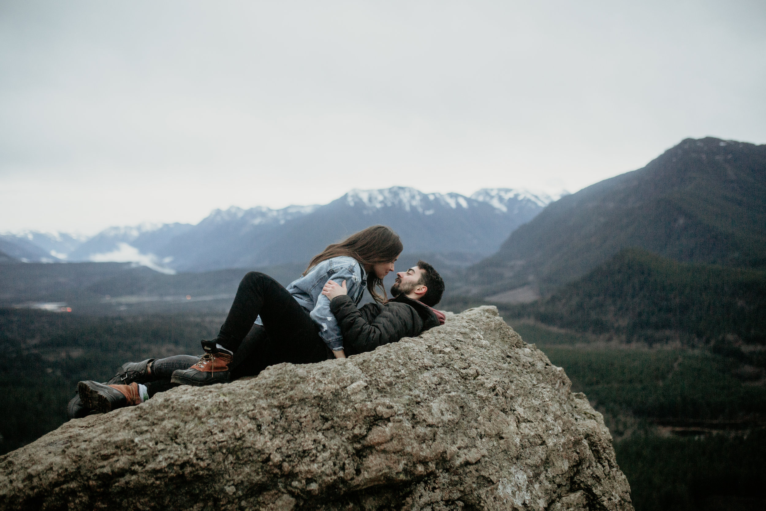 Rattlesnake ridge engagement photography - rattlesnake lake - north bend photos - snoqualmie pass photographer - snoqualmie falls engagement photography - best north bend engagement locations - best snoqualmie pass photoshoot locations - best Seattl…