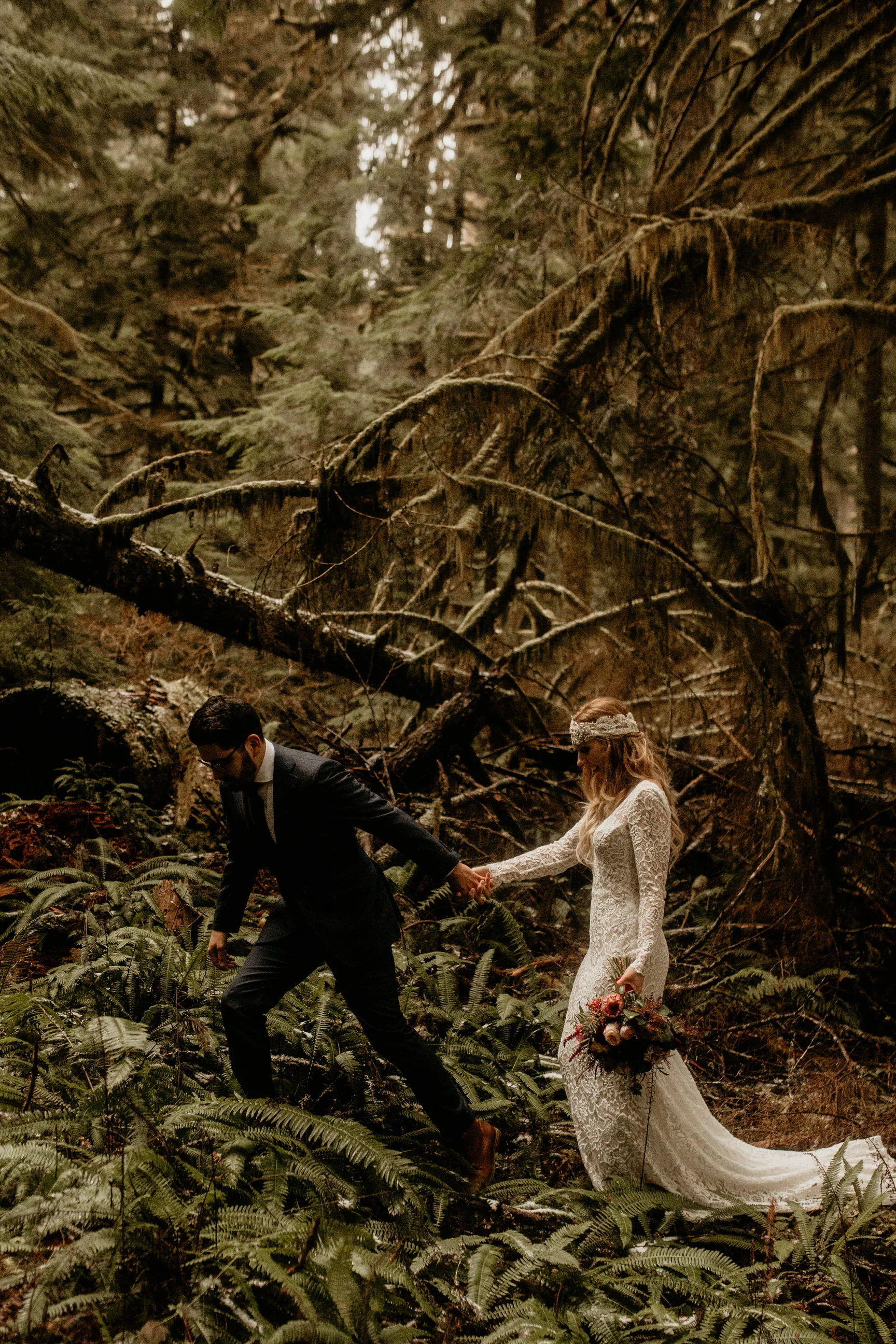 Mount Rainier Elopement photography - Mount Rainier - Mount Rainier photos - Mount Rainier photographer - Mount Rainier Wedding photography - Elopement locations - best PNW Elopement locations - best Seattle photographers - Mount Rainier Longmeyer B…
