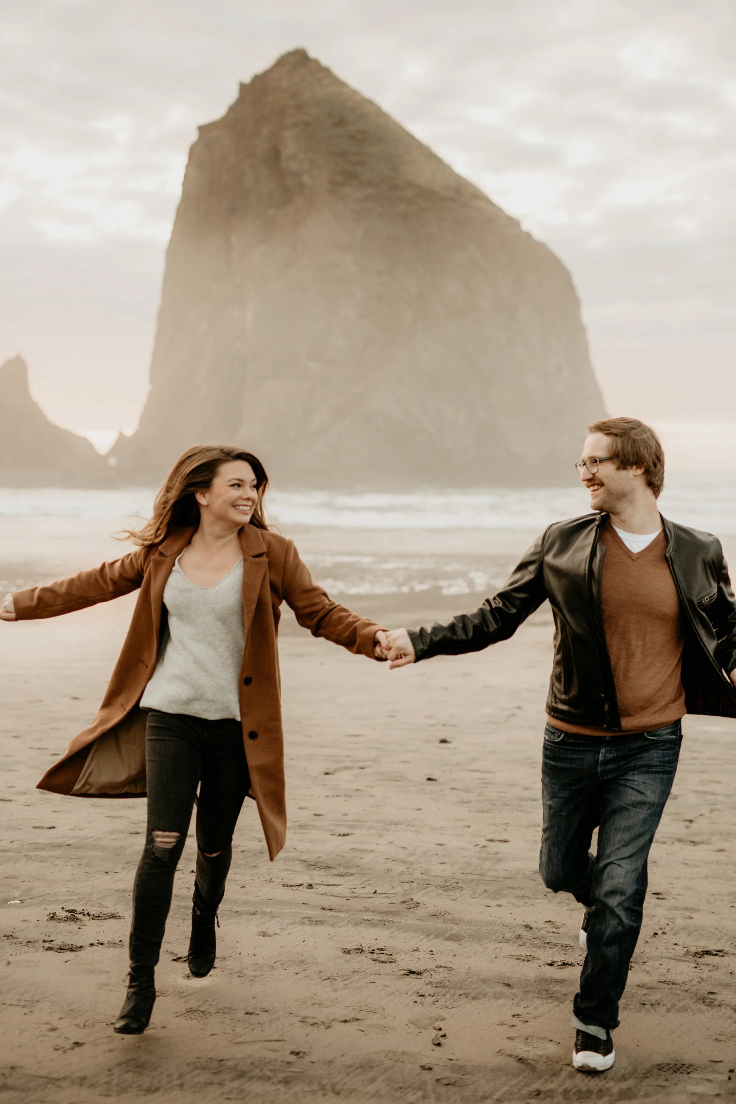 Cannon Beach photography - Cannon Beach sunset - cannon beach photos photos - cannon beach photographer - cannon beach Wedding photography - Oregon engagement locations - best PNW Elopement locations - best Oregon photographers - Cannon beach engagement session - Cannon beach sunset engagement photos - best engagement outfits - best Oregon photography - beach engagement photography - oregon beach Wedding Photography - cannon beach hike - seaside engagement photography BreeAnna lasher - Astoria engagement photography - hug point engagement photos - arch cape engagement photos - Oswald state park engagement photos - cola state park engagement photos