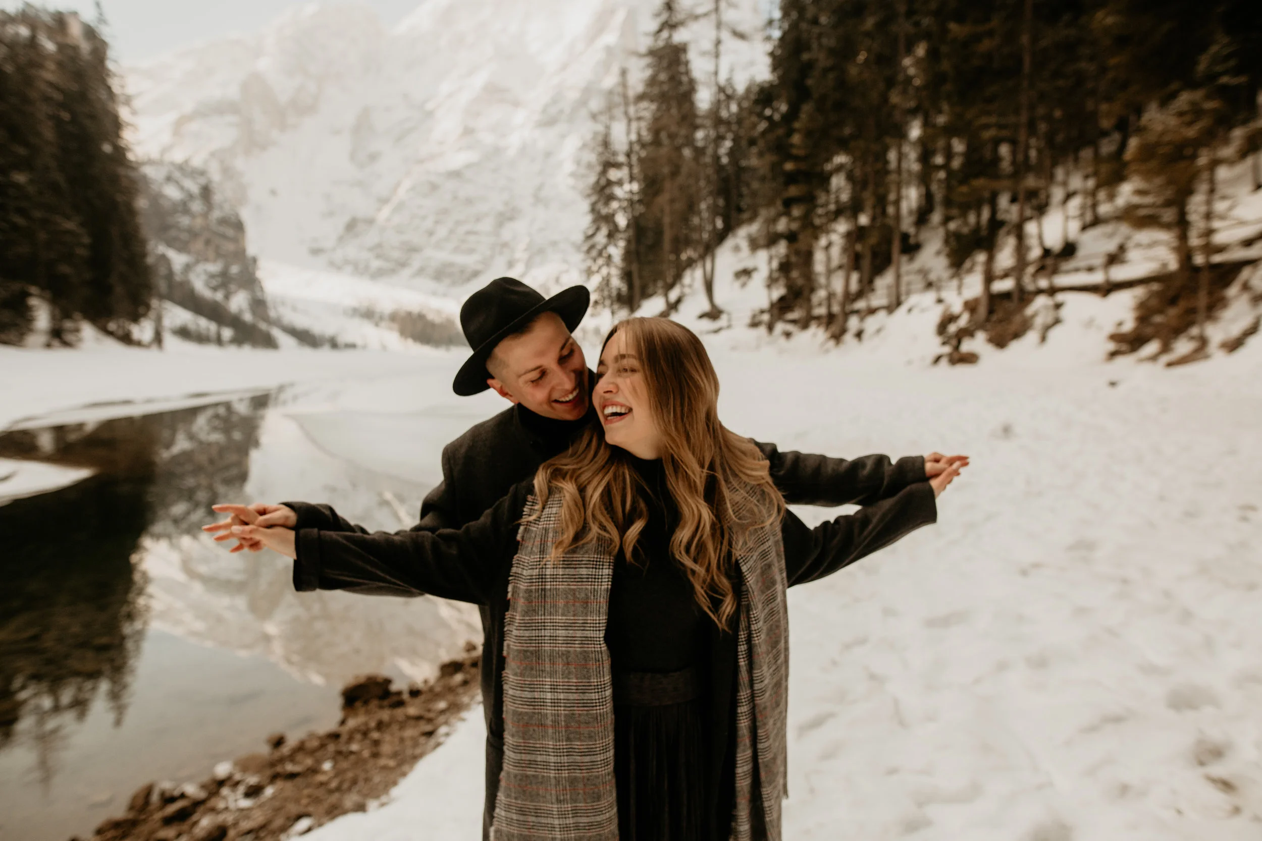 Italy elopement photographer - Lago di braies elopement photographer - Austria elopement photographer - Italy wedding photographer - Austria wedding photographer - Germany wedding photographer - Lago Di Braies- Prago Wildersee - Salzburg wedding pho…