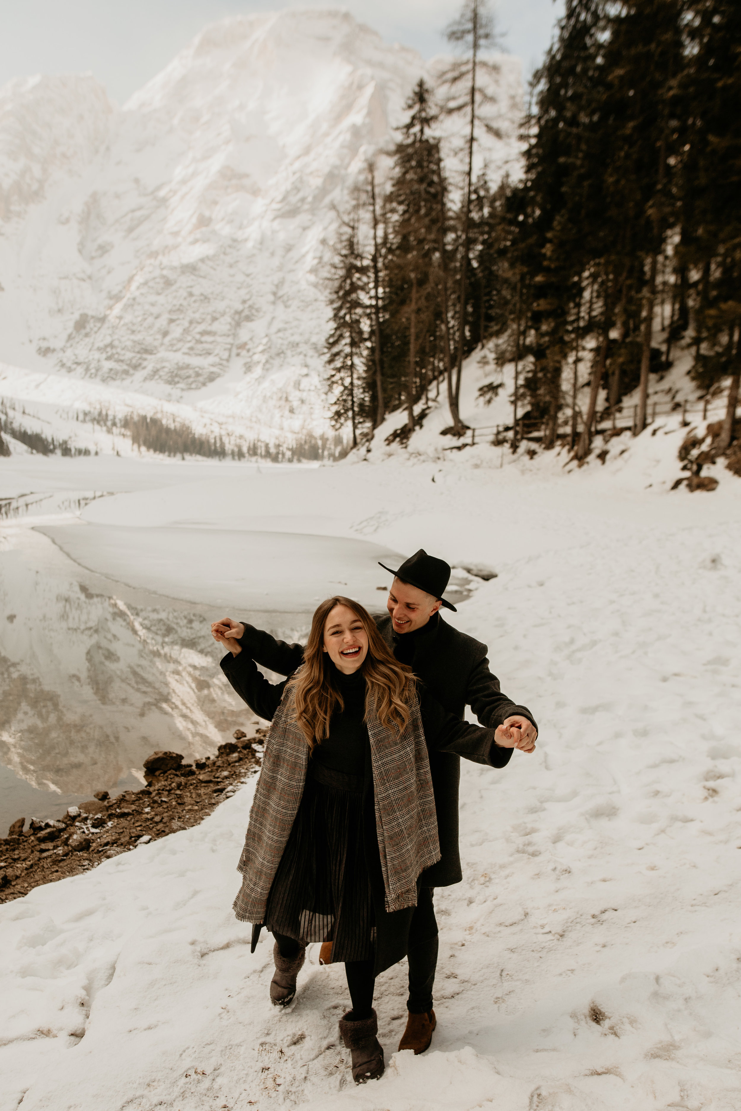 Italy elopement photographer - Lago di braies elopement photographer - Austria elopement photographer - Italy wedding photographer - Austria wedding photographer - Germany wedding photographer - Lago Di Braies- Prago Wildersee - Salzburg wedding pho…
