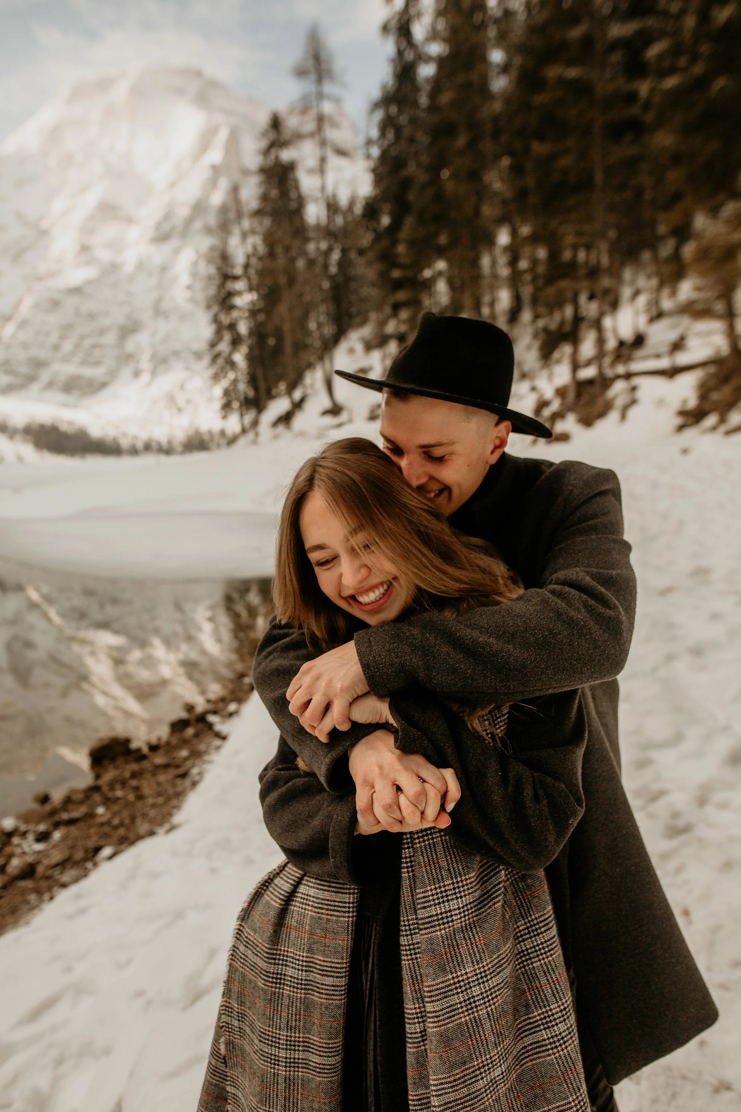 Italy elopement photographer - Lago di braies elopement photographer - Austria elopement photographer - Italy wedding photographer - Austria wedding photographer - Germany wedding photographer - Lago Di Braies- Prago Wildersee - Salzburg wedding pho…