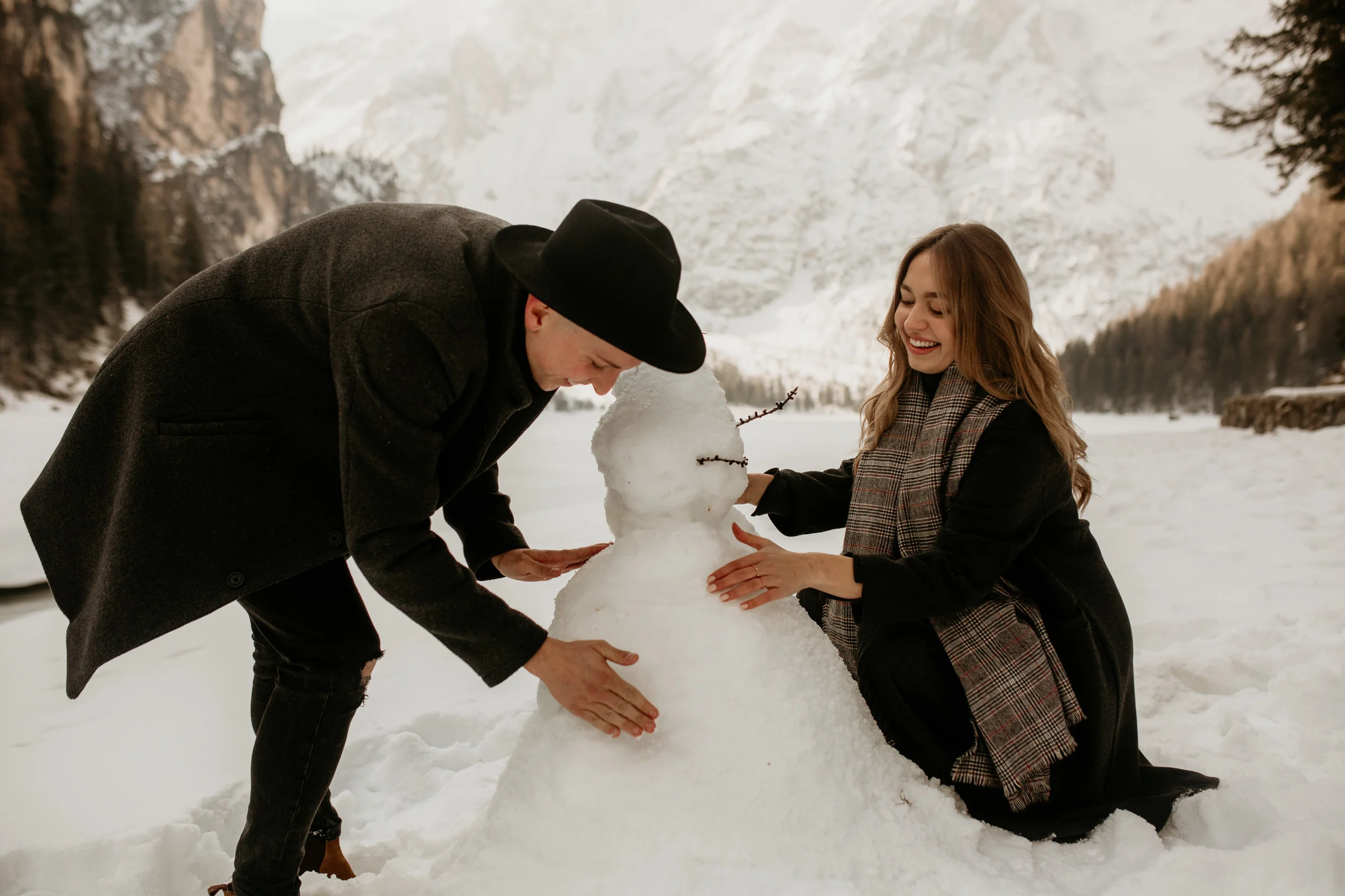 Italy elopement photographer - Lago di braies elopement photographer - Austria elopement photographer - Italy wedding photographer - Austria wedding photographer - Germany wedding photographer - Lago Di Braies- Prago Wildersee - Salzburg wedding pho…