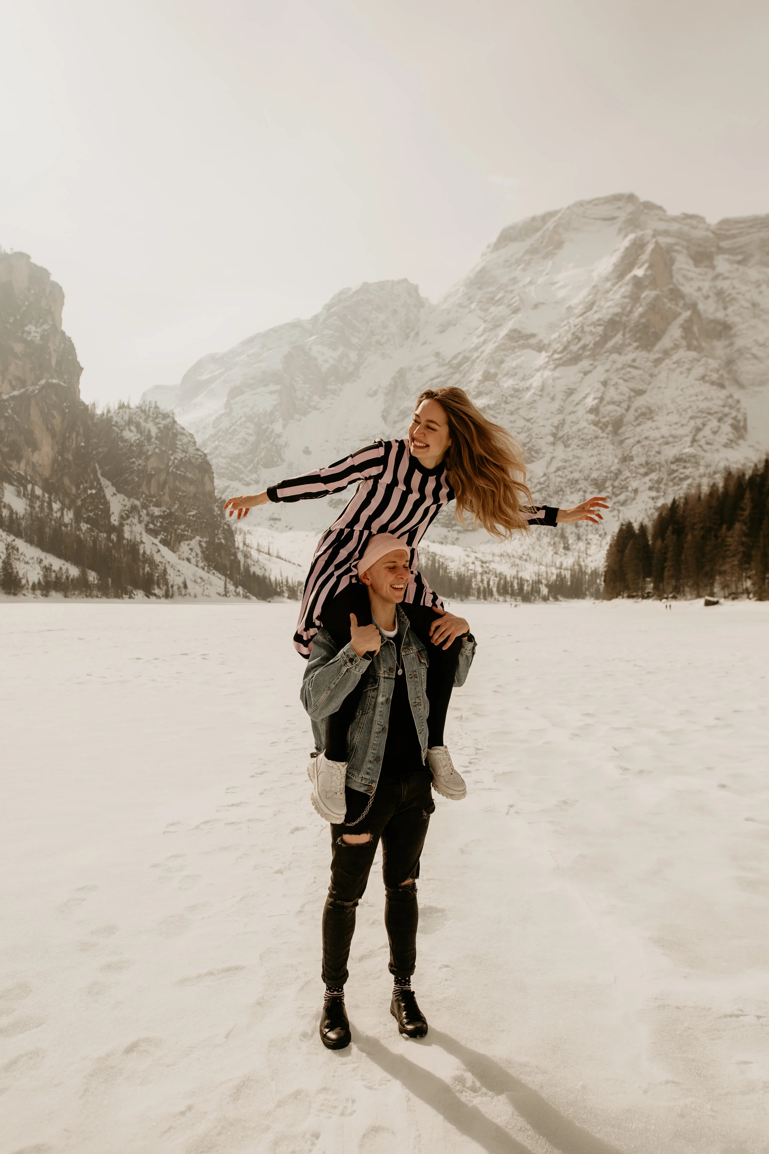 Italy elopement photographer - Lago di braies elopement photographer - Austria elopement photographer - Italy wedding photographer - Austria wedding photographer - Germany wedding photographer - Lago Di Braies- Prago Wildersee - Salzburg wedding pho…