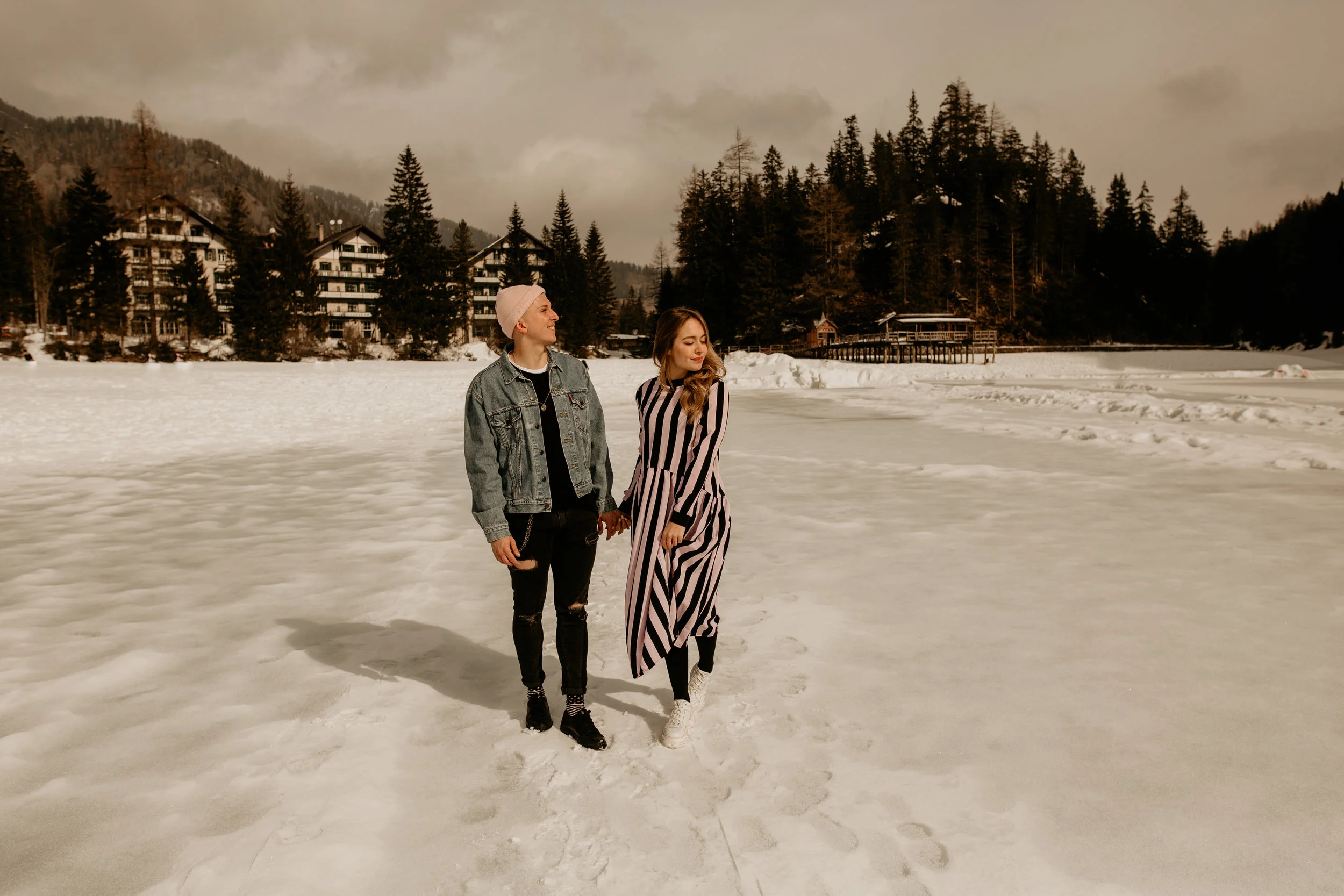Italy elopement photographer - Lago di braies elopement photographer - Austria elopement photographer - Italy wedding photographer - Austria wedding photographer - Germany wedding photographer - Lago Di Braies- Prago Wildersee - Salzburg wedding pho…
