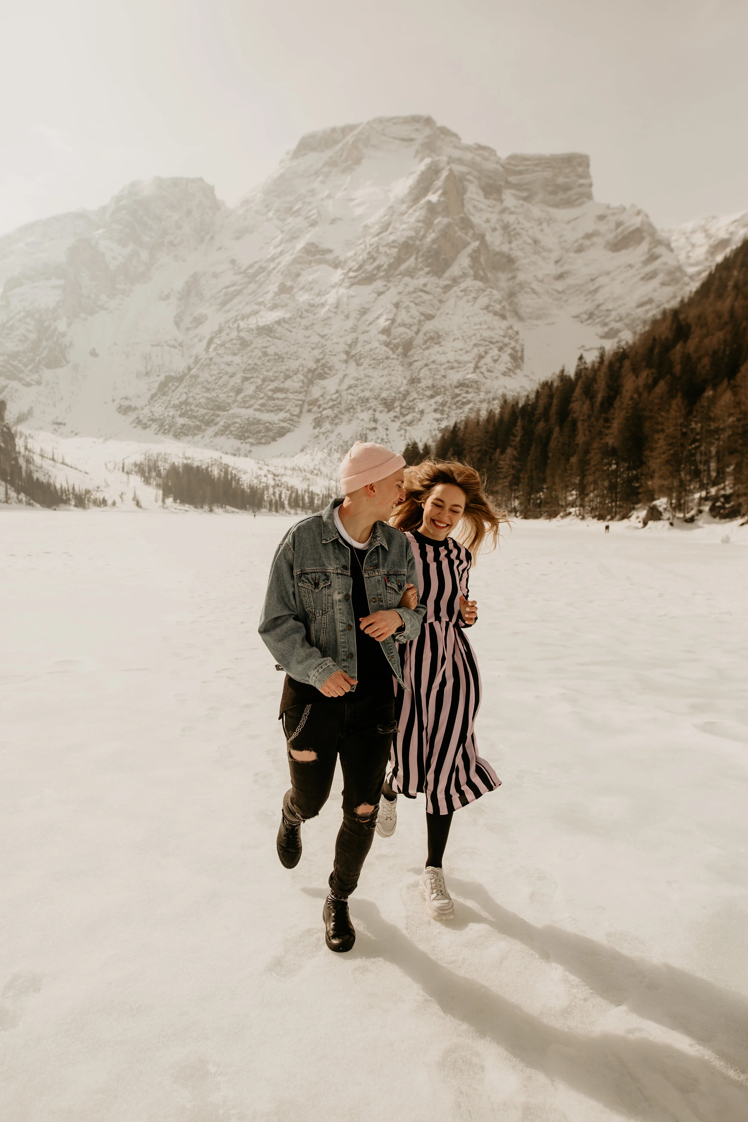 Italy elopement photographer - Lago di braies elopement photographer - Austria elopement photographer - Italy wedding photographer - Austria wedding photographer - Germany wedding photographer - Lago Di Braies- Prago Wildersee - Salzburg wedding pho…