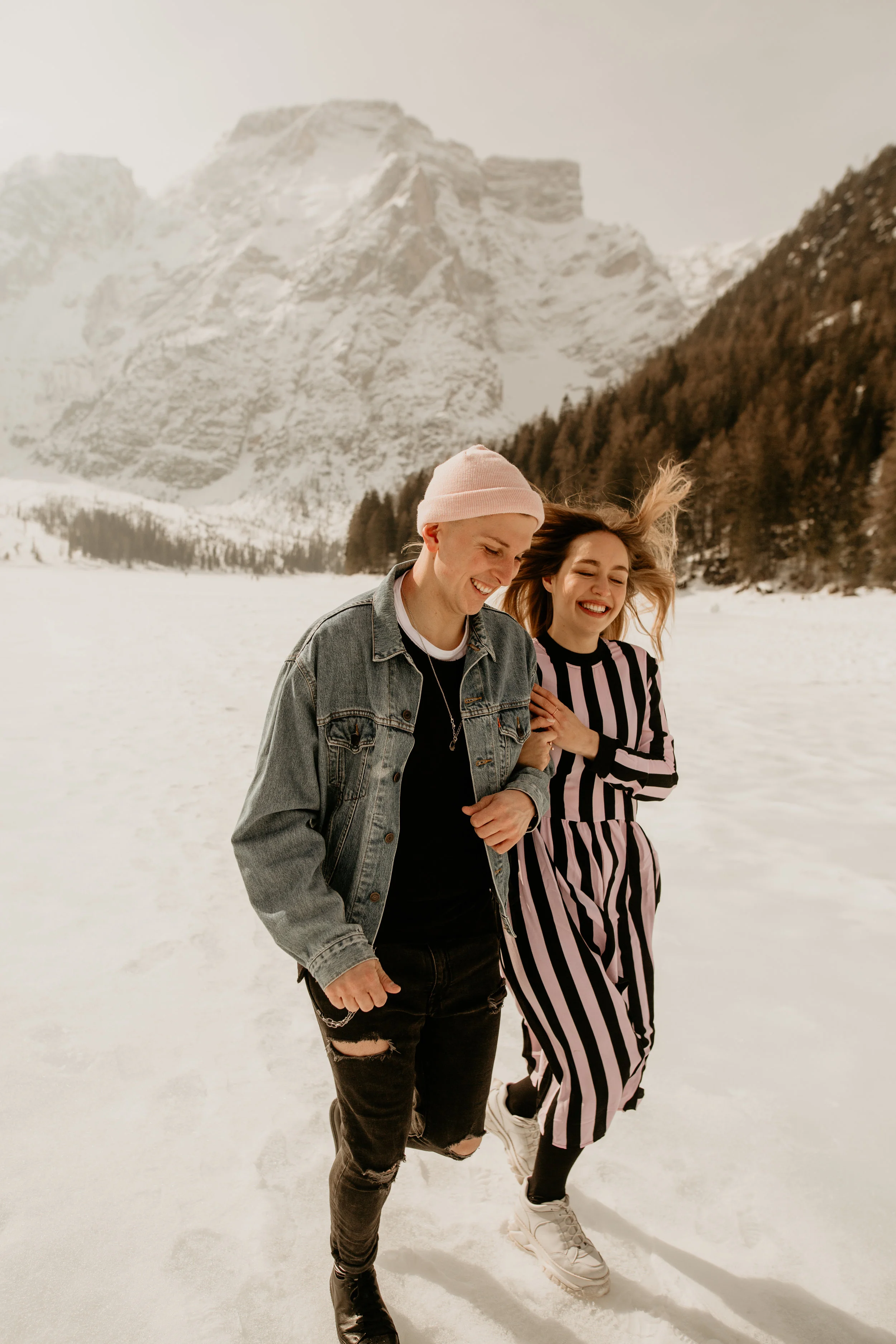 Italy elopement photographer - Lago di braies elopement photographer - Austria elopement photographer - Italy wedding photographer - Austria wedding photographer - Germany wedding photographer - Lago Di Braies- Prago Wildersee - Salzburg wedding pho…